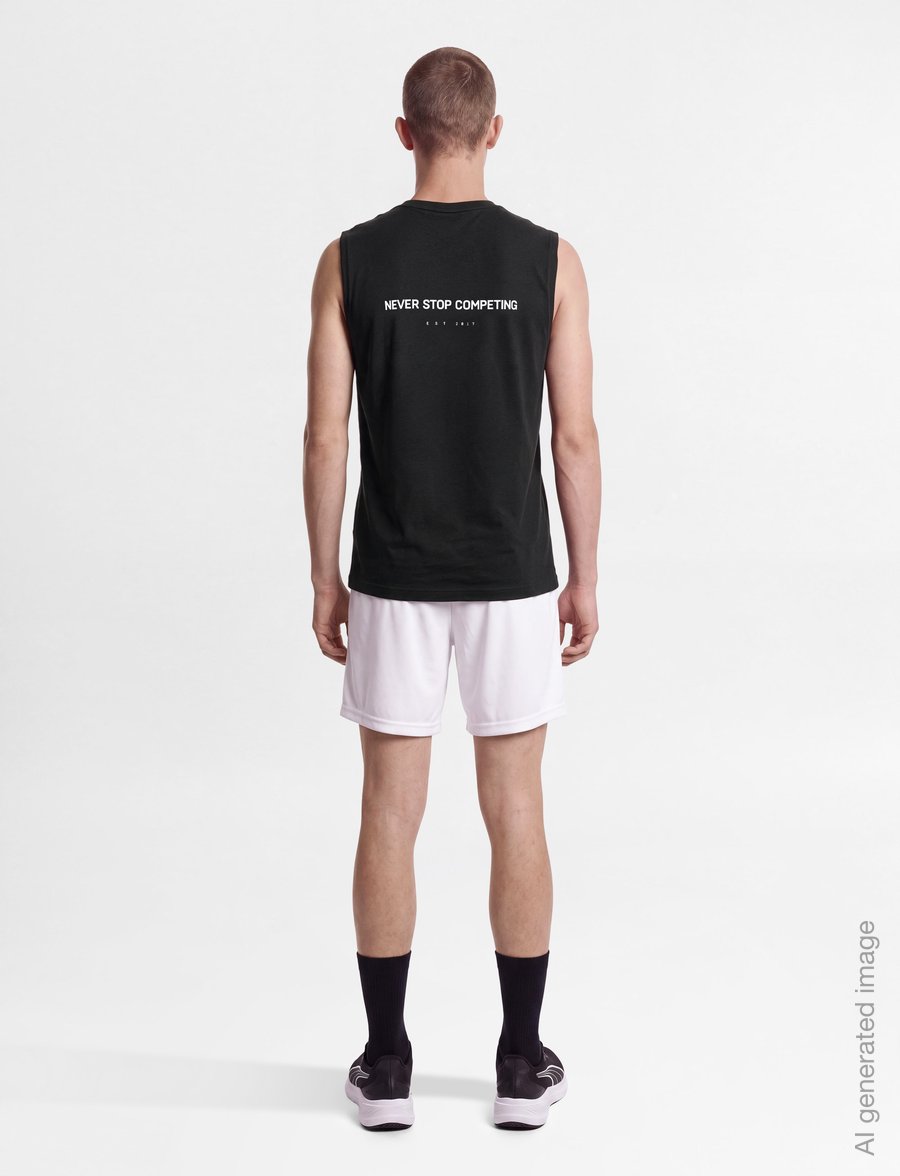 PUMA - UNISEX PUMA x HYROX CUTOFF TANK - tank tops - puma black - 4