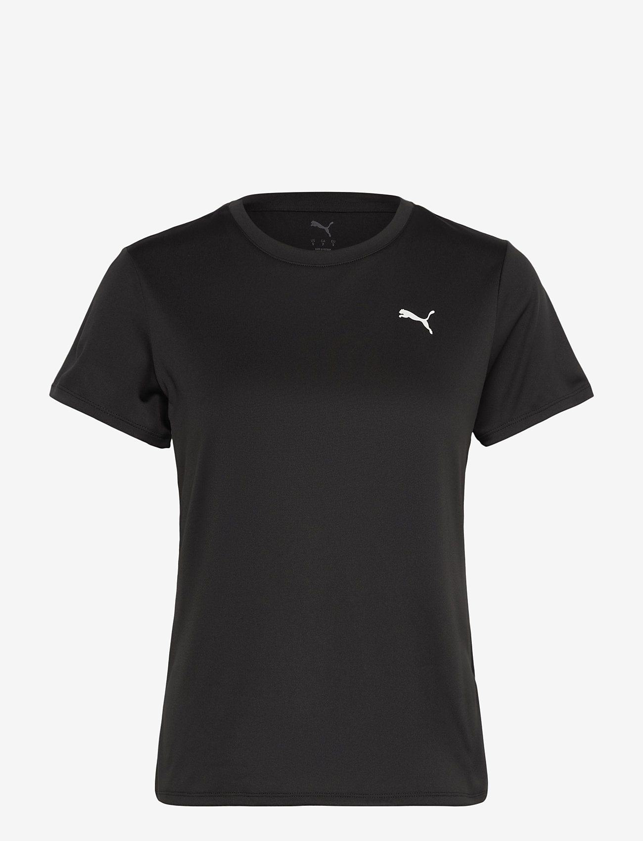 PUMA - W TAD ESSENTIAL CREW TEE - t-shirts - puma black - 0