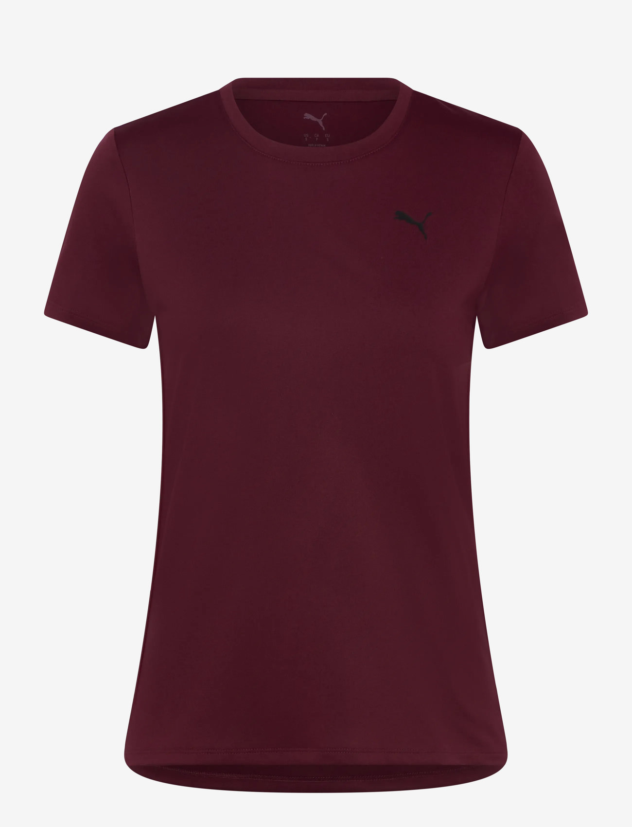 PUMA - W TAD ESSENTIAL CREW TEE - t-shirts - ruby shimmer - 0