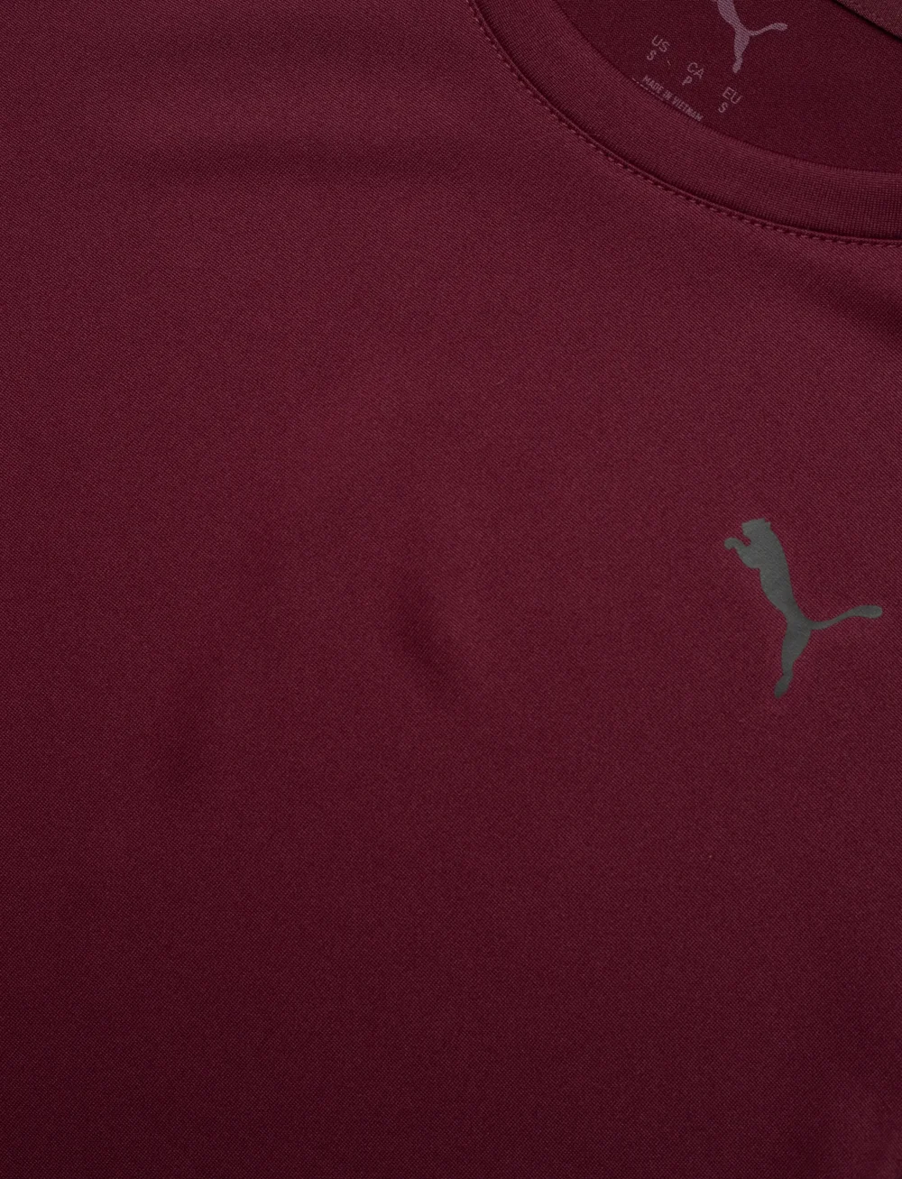 PUMA - W TAD ESSENTIAL CREW TEE - t-shirts - ruby shimmer - 2