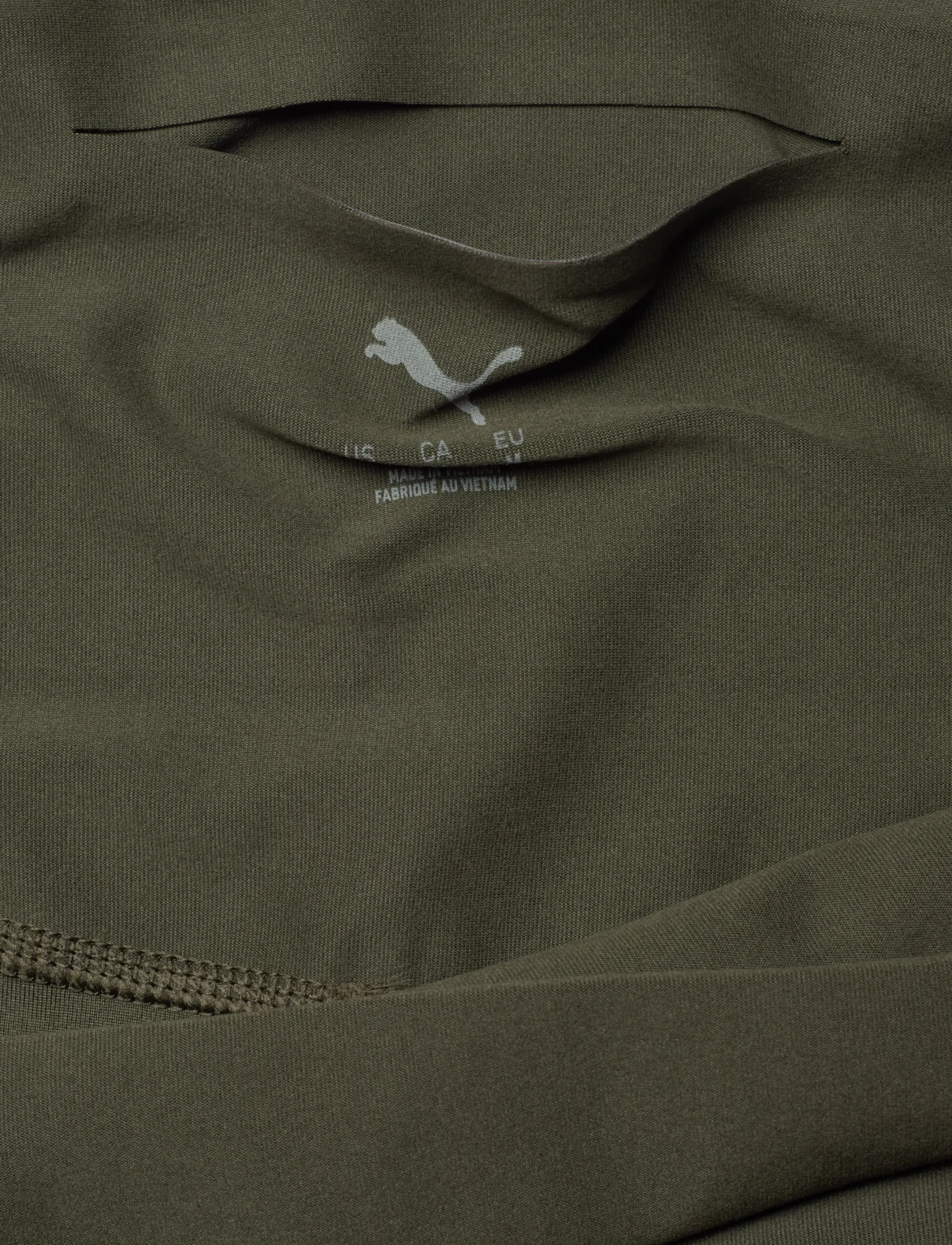 PUMA - W CLOUDSPUN TIGHT - HW FL - full längd - dark olive - 2