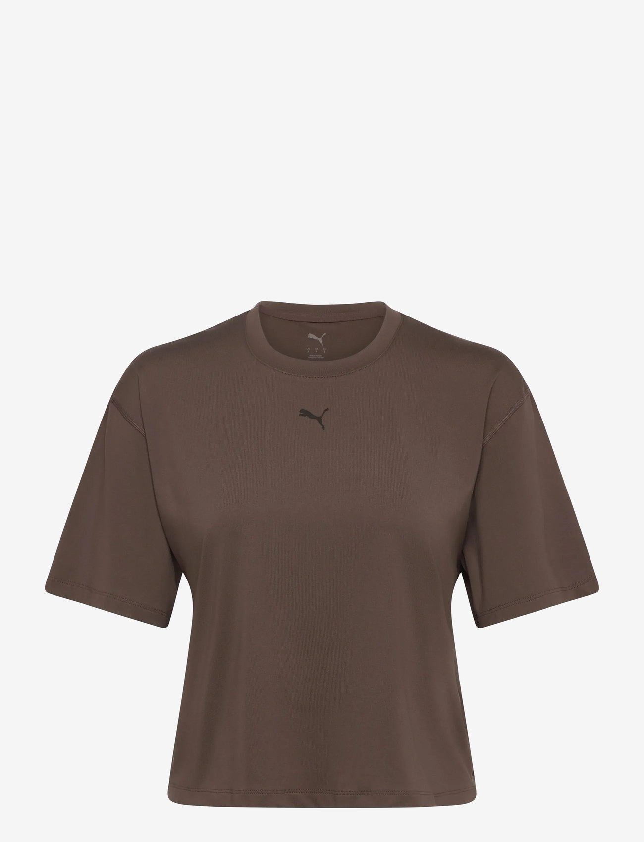 PUMA - W CLOUDSPUN RELAXED TEE - t-shirts - flat bronze - 0