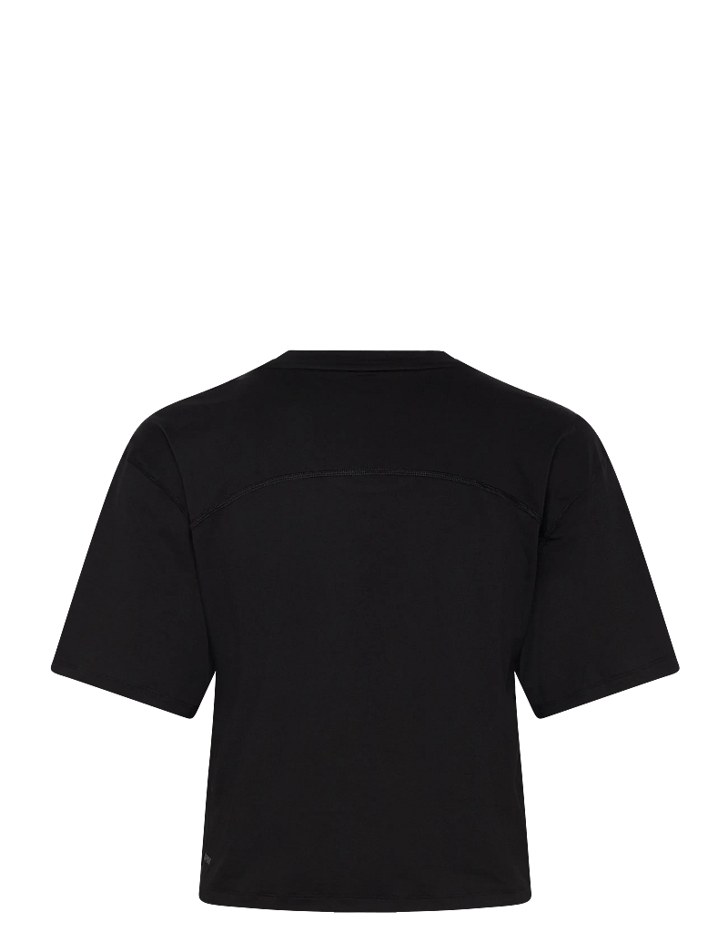 PUMA - W CLOUDSPUN RELAXED TEE - t-shirts - puma black - 1