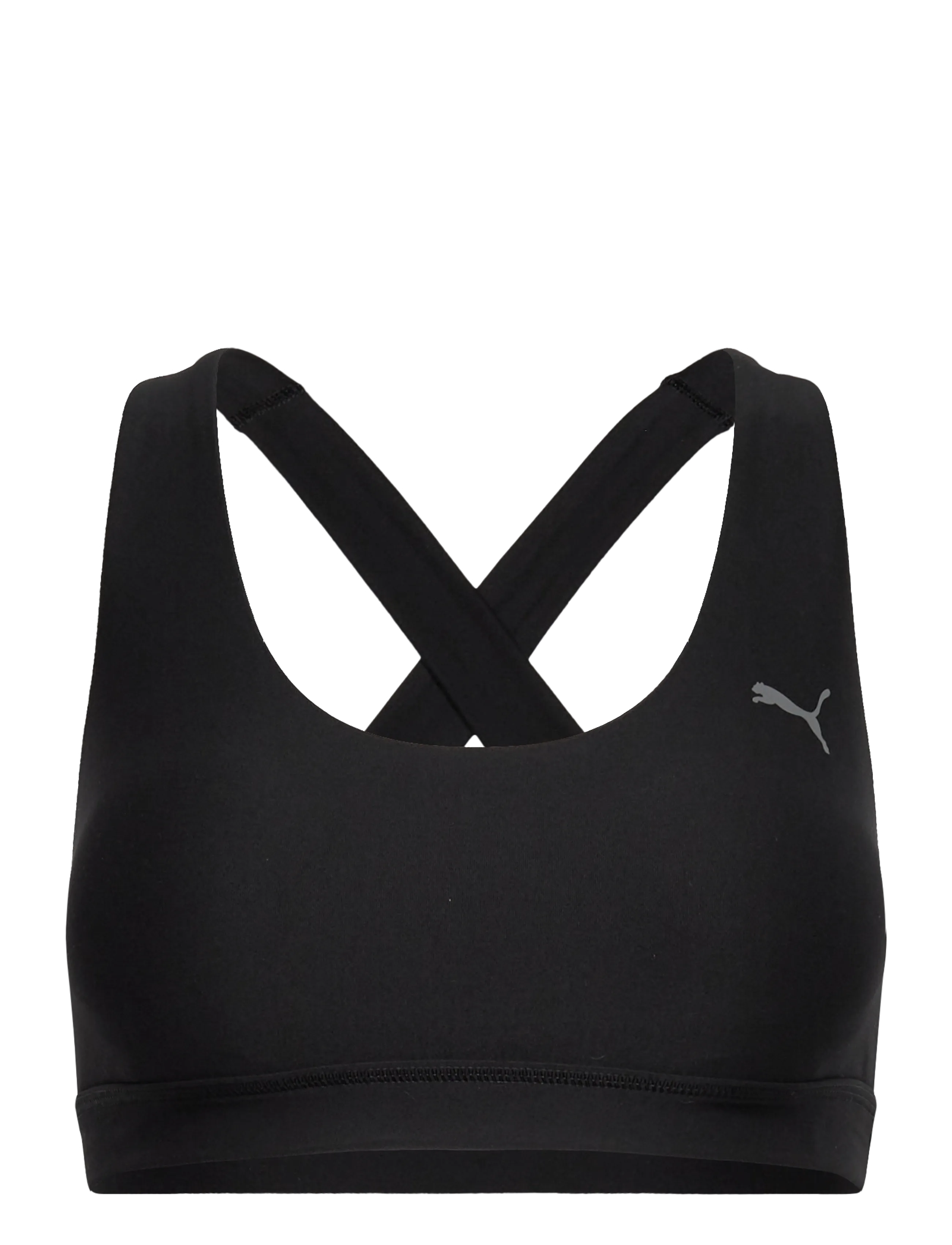 PUMA Cloudspun Bra - Mid, M, Black, Sport Clothing > Sport Bras - All, Dame