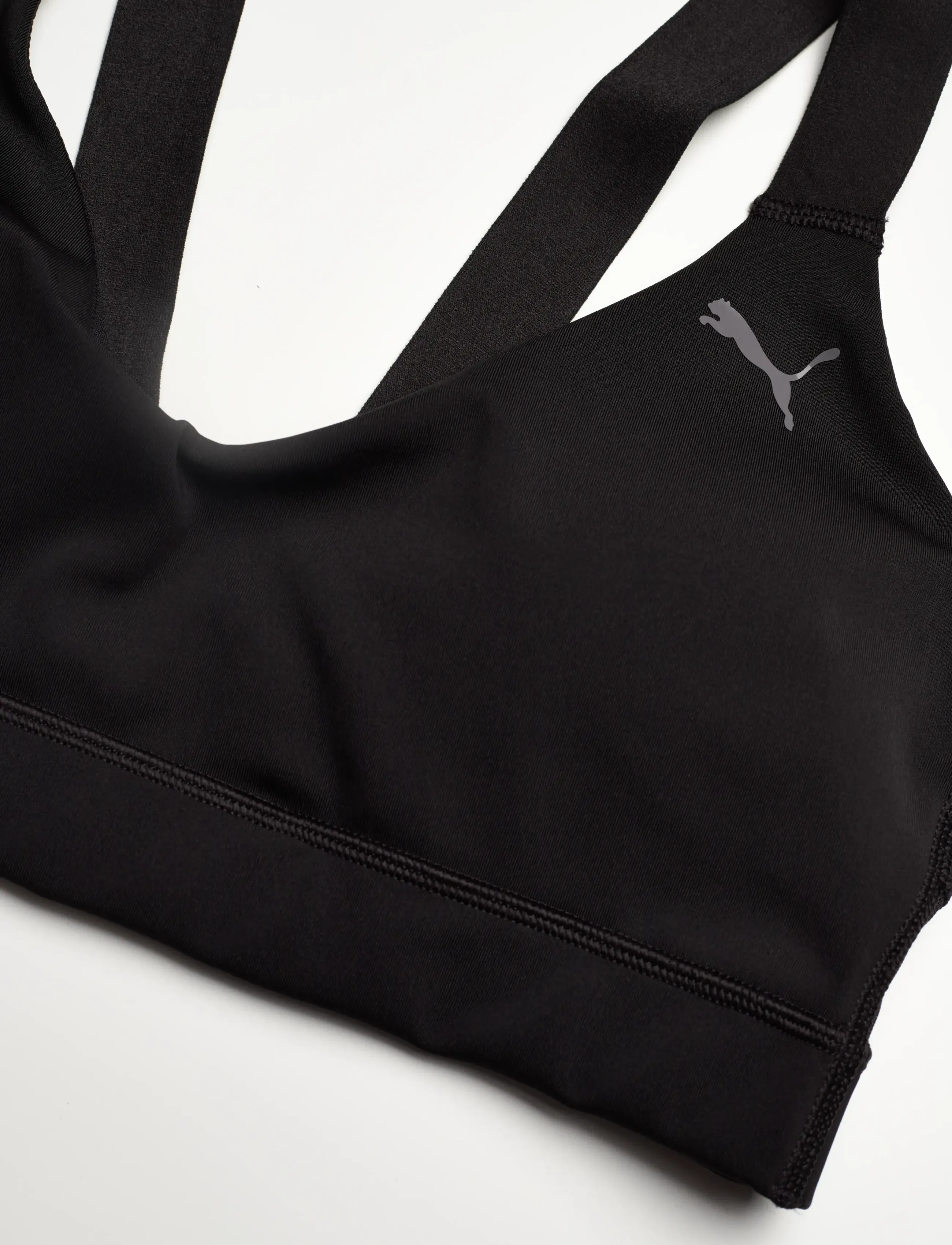 PUMA - PUMA SHAPE BRA - Low - lengvai prilaikančios - puma black - 2