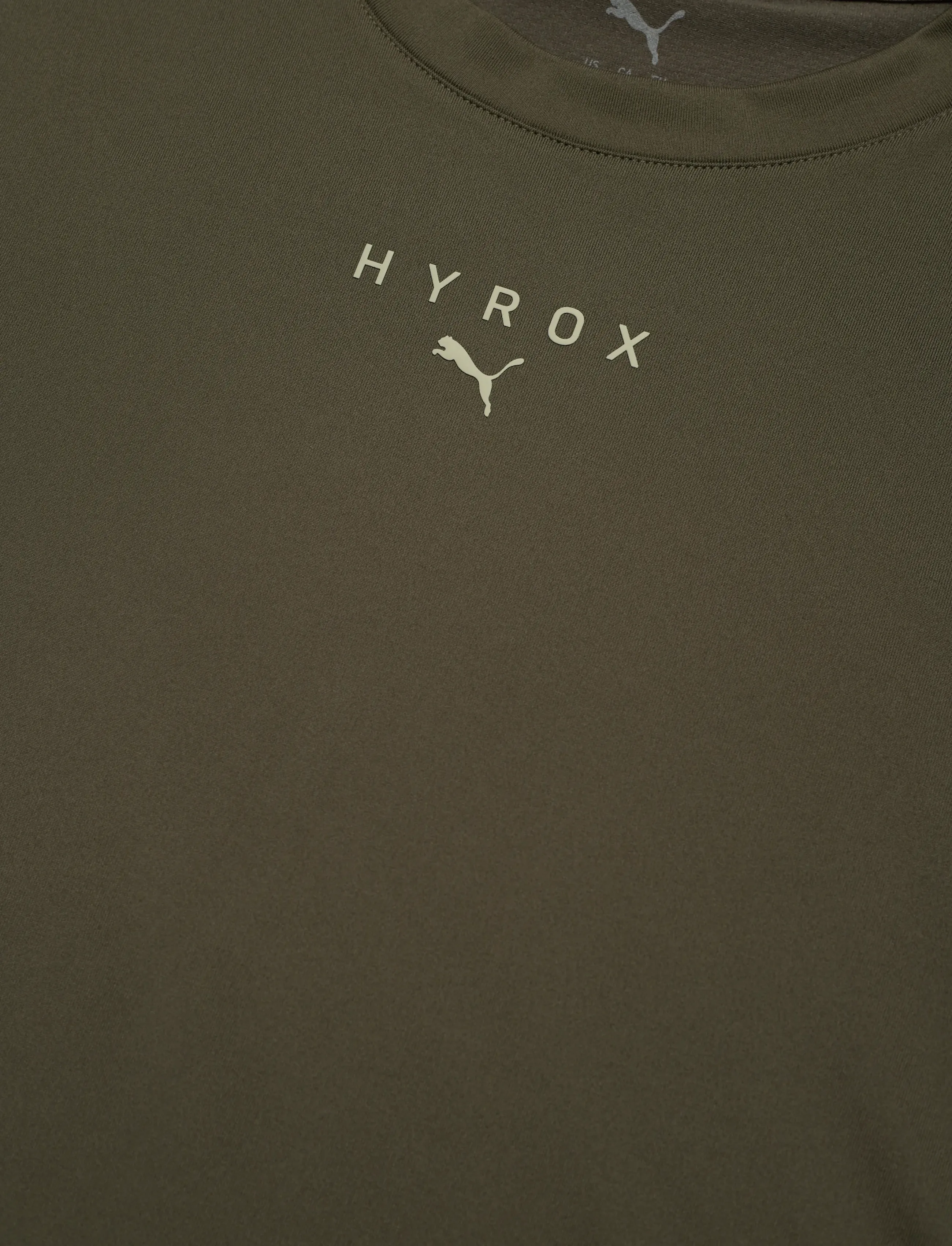 PUMA - M PUMA x HYROX CLOUDSPUN THERMOADAPT TEE - dark olive - 2