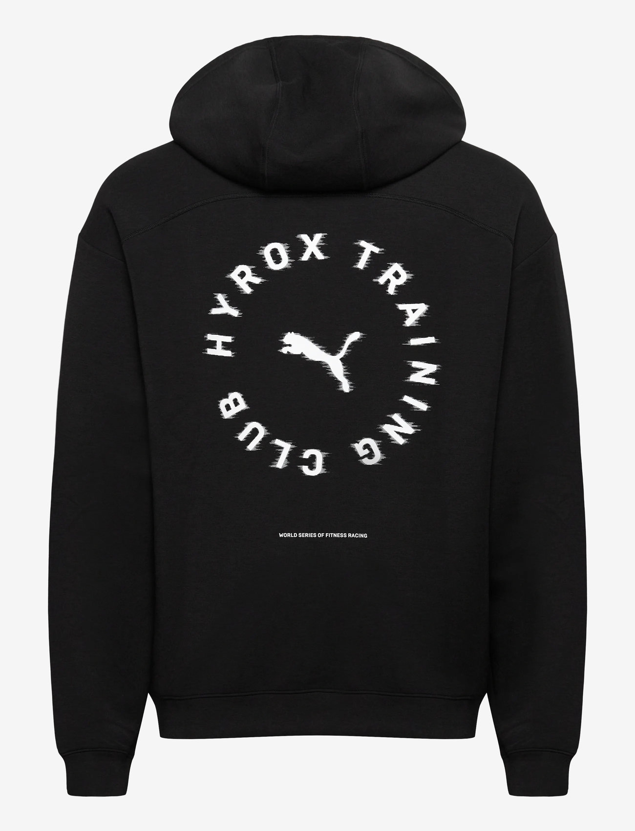 PUMA - M PUMA x HYROX CLOUDSPUN HOODIE - kapuzenpullover - puma black - 1