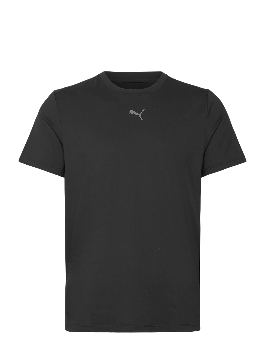 PUMA - M CLOUDSPUN TEE - odzież - puma black - 0