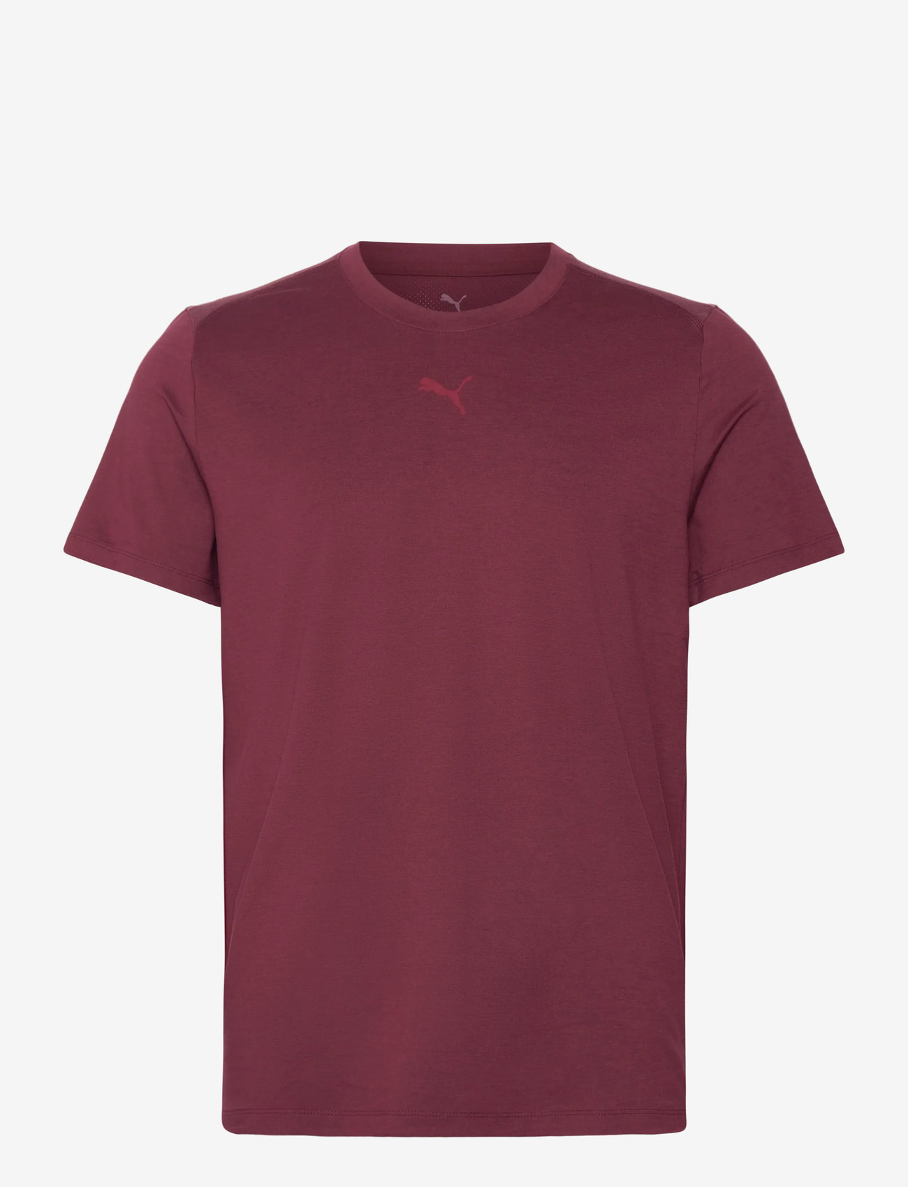 PUMA - M CLOUDSPUN TEE - herbstliche kleidung - ruby shimmer heather - 0