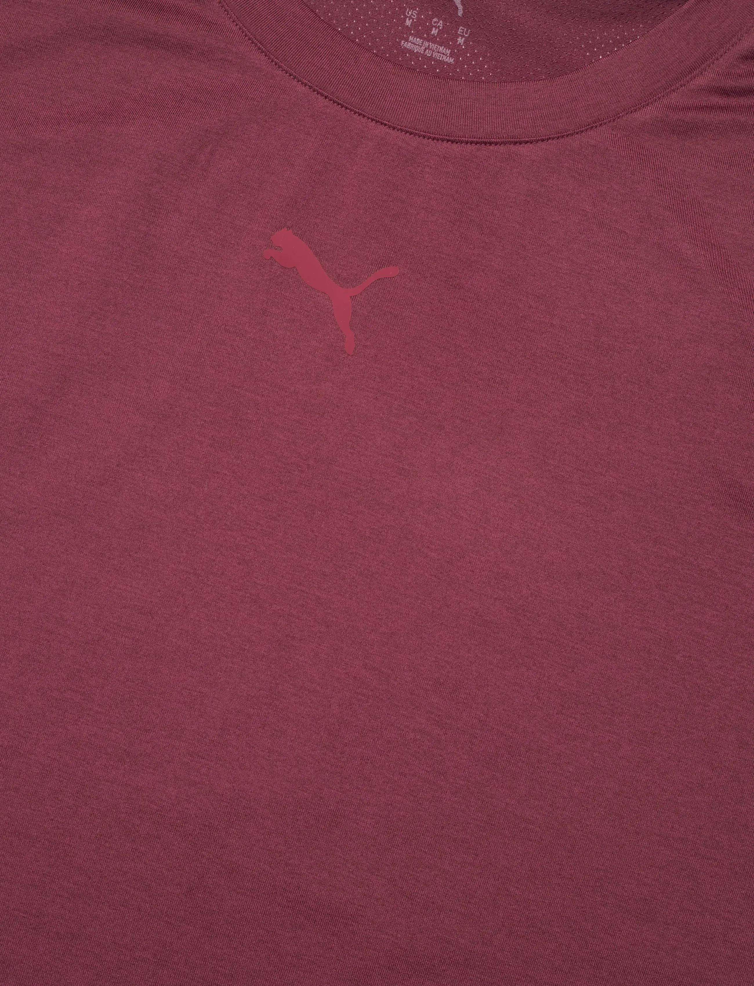 PUMA - M CLOUDSPUN TEE - madalaimad hinnad - ruby shimmer heather - 2