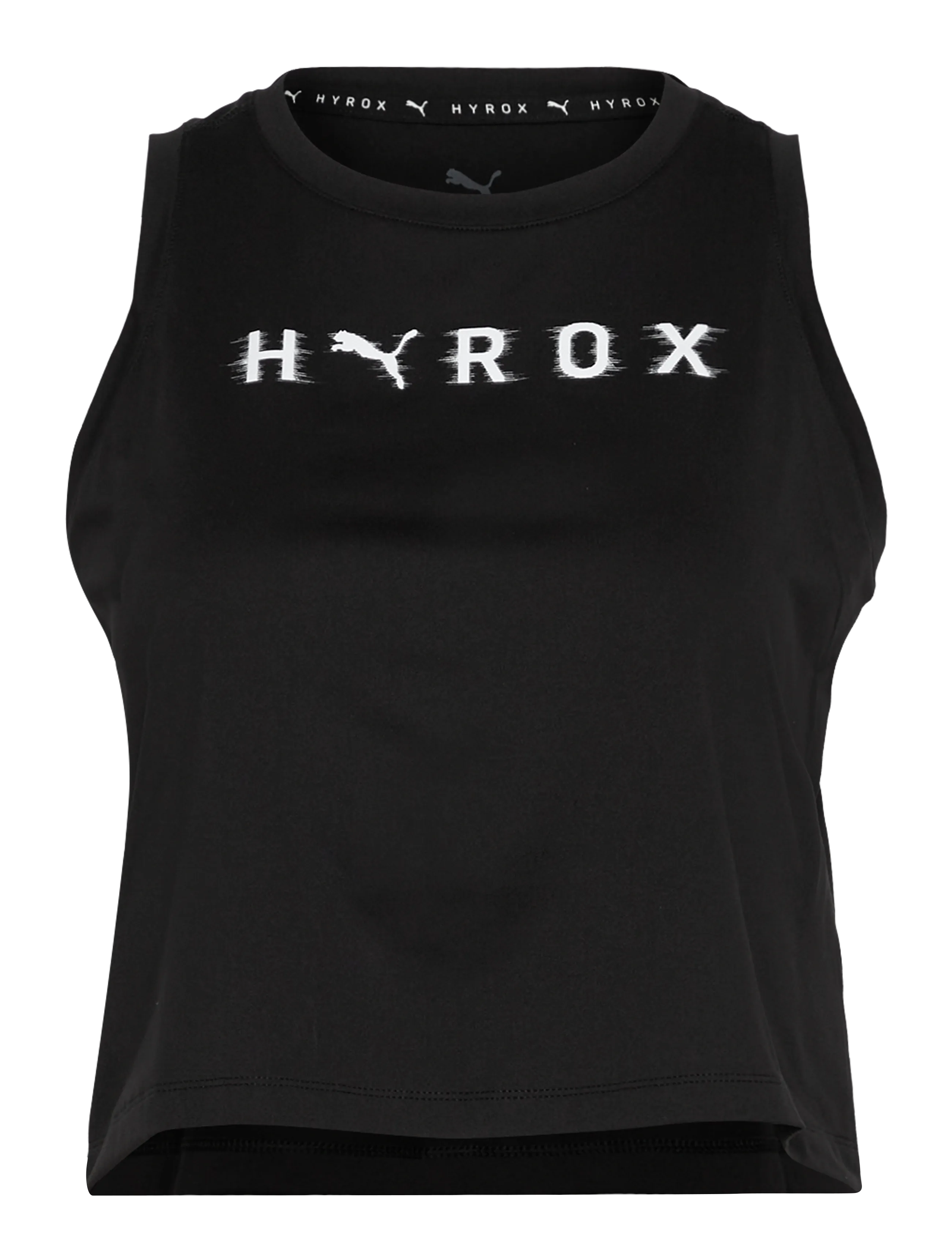 PUMA W Puma X Hyrox Cloudspun Thermoadapt Crop Tank, XL, Black, Sport Crop Overdele > Sport Sleeveless Crop Overdele, Dame