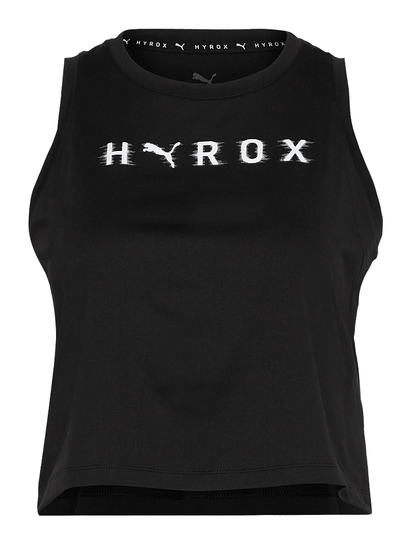 PUMA - W PUMA x HYROX CLOUDSPUN THERMOADAPT CROP TANK - crop-tops - puma black - 0