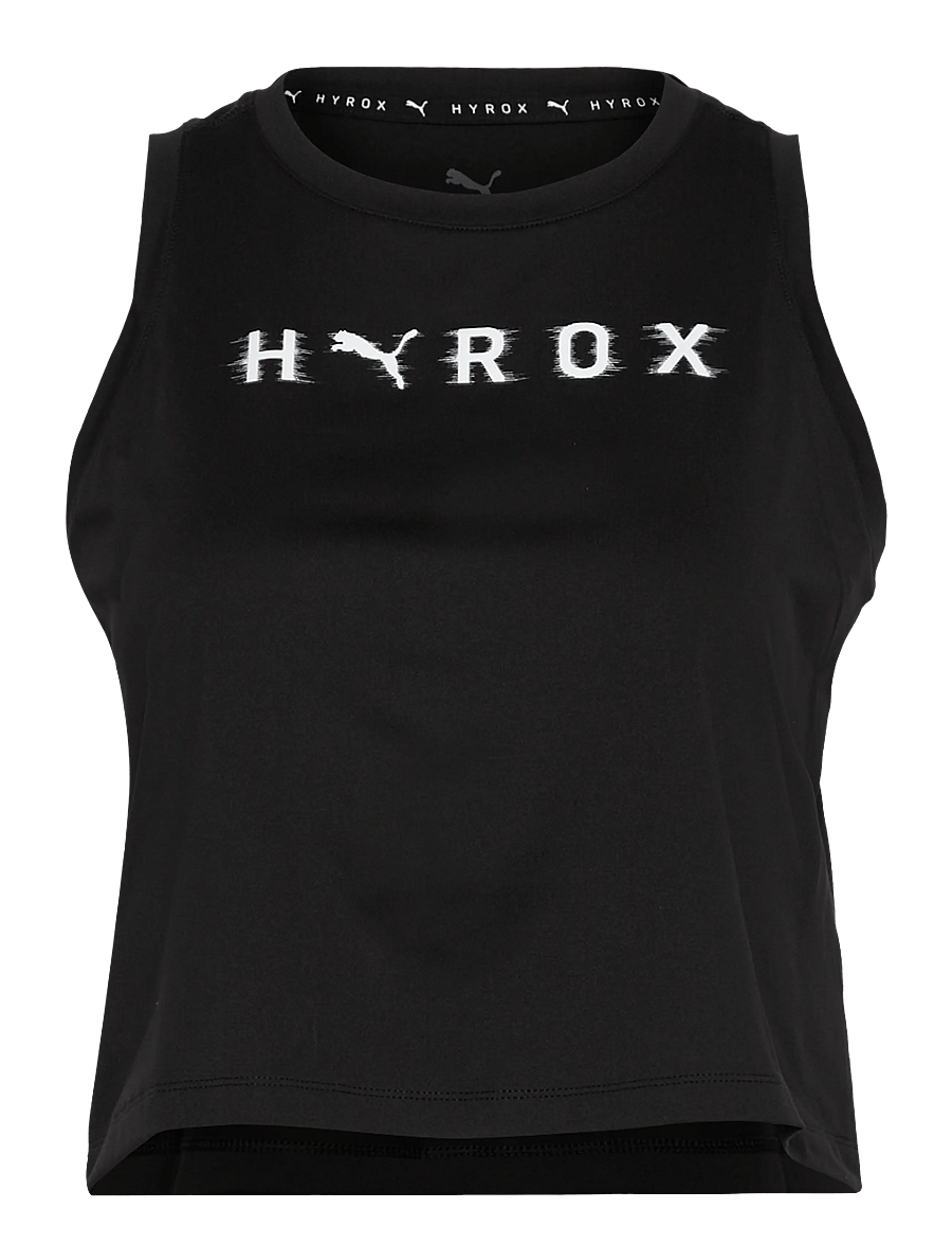 PUMA - W PUMA x HYROX CLOUDSPUN THERMOADAPT CROP TANK - crop-tops - puma black - 0