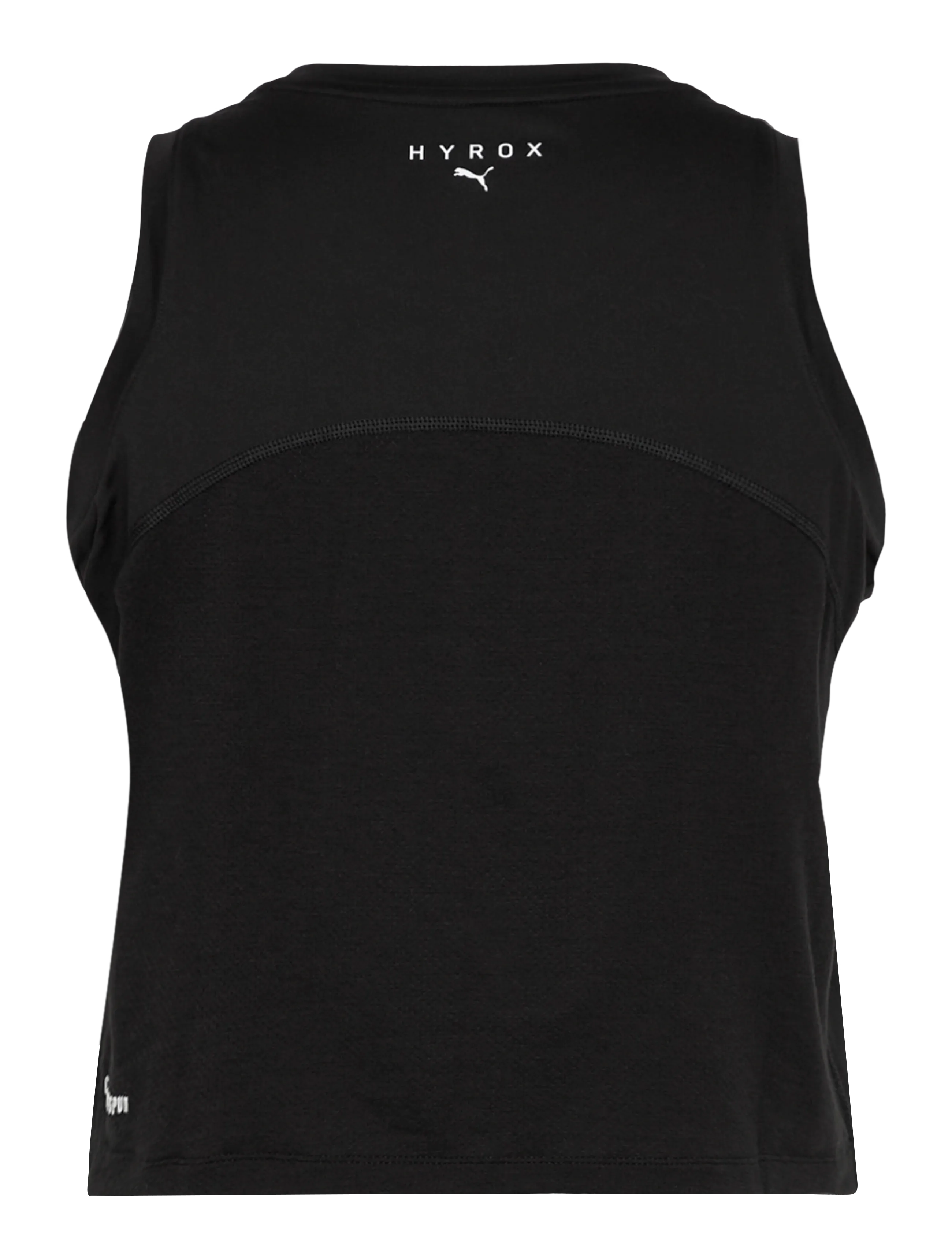PUMA - W PUMA x HYROX CLOUDSPUN THERMOADAPT CROP TANK - crop-tops - puma black - 1