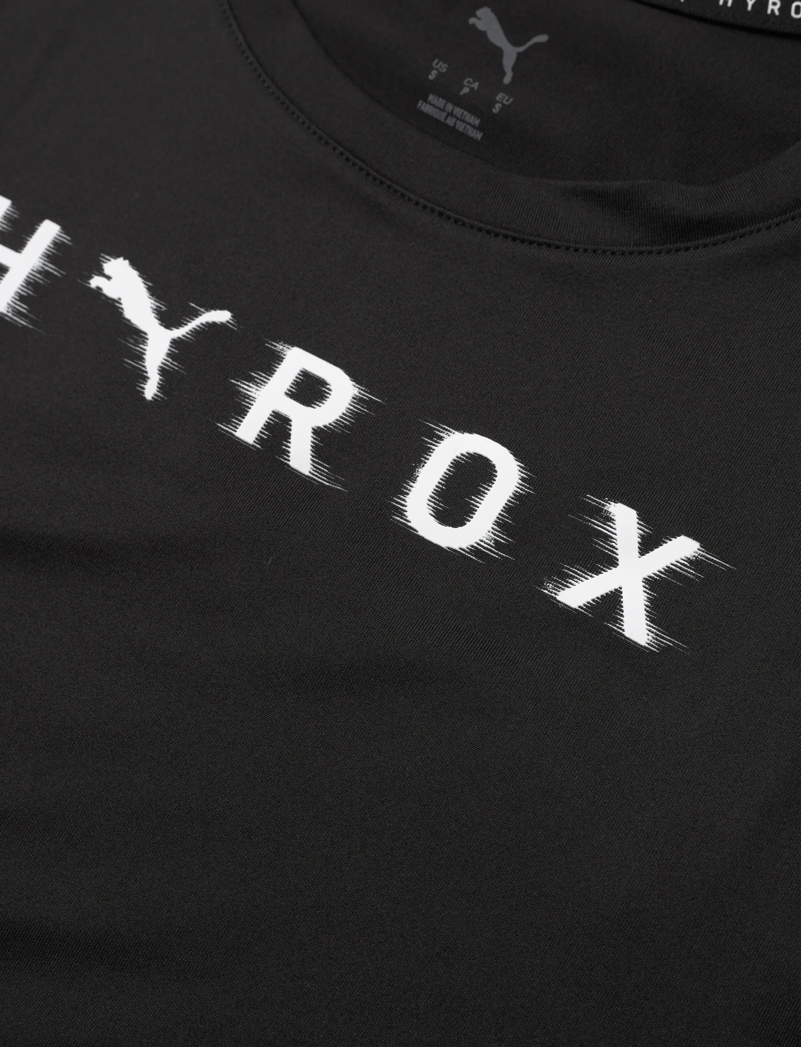 PUMA - W PUMA x HYROX CLOUDSPUN THERMOADAPT CROP TANK - crop-tops - puma black - 2