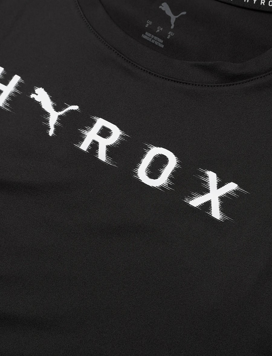 PUMA - W PUMA x HYROX CLOUDSPUN THERMOADAPT CROP TANK - crop-tops - puma black - 2