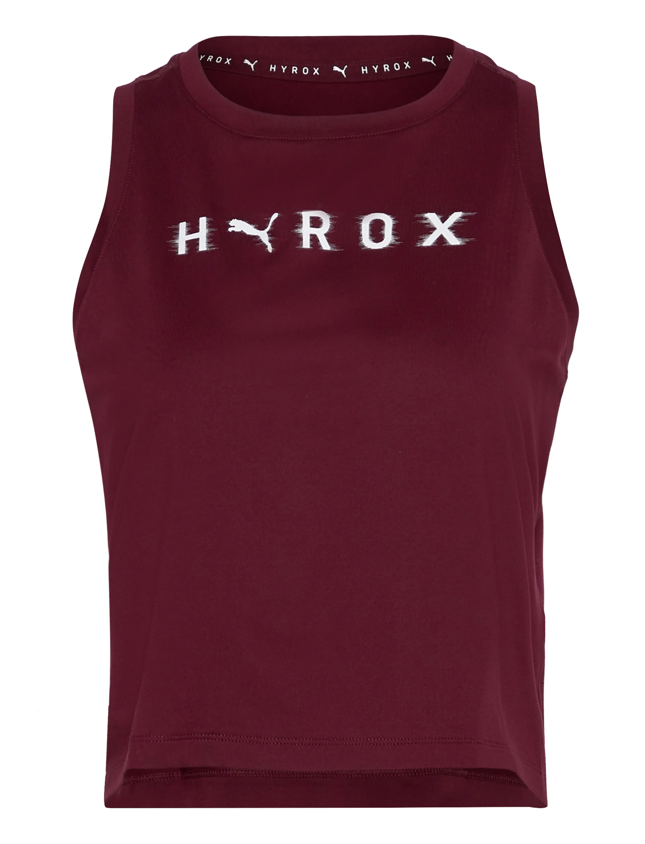 PUMA W Puma X Hyrox Cloudspun Thermoadapt Crop Tank, Kvinder, Crop Tanktop, Bordeaux, Str: XL