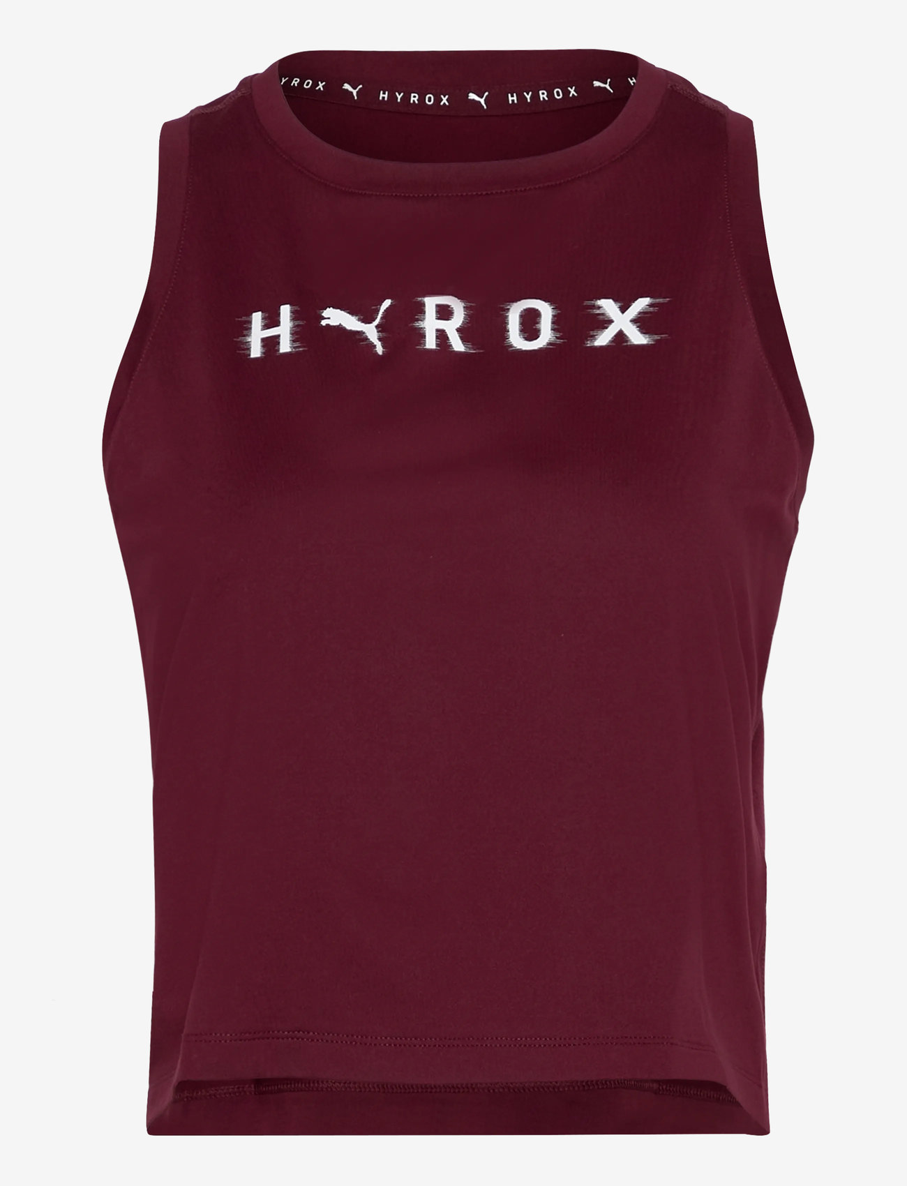 PUMA - W PUMA x HYROX CLOUDSPUN THERMOADAPT CROP TANK - crop tops - ruby shimmer - 0