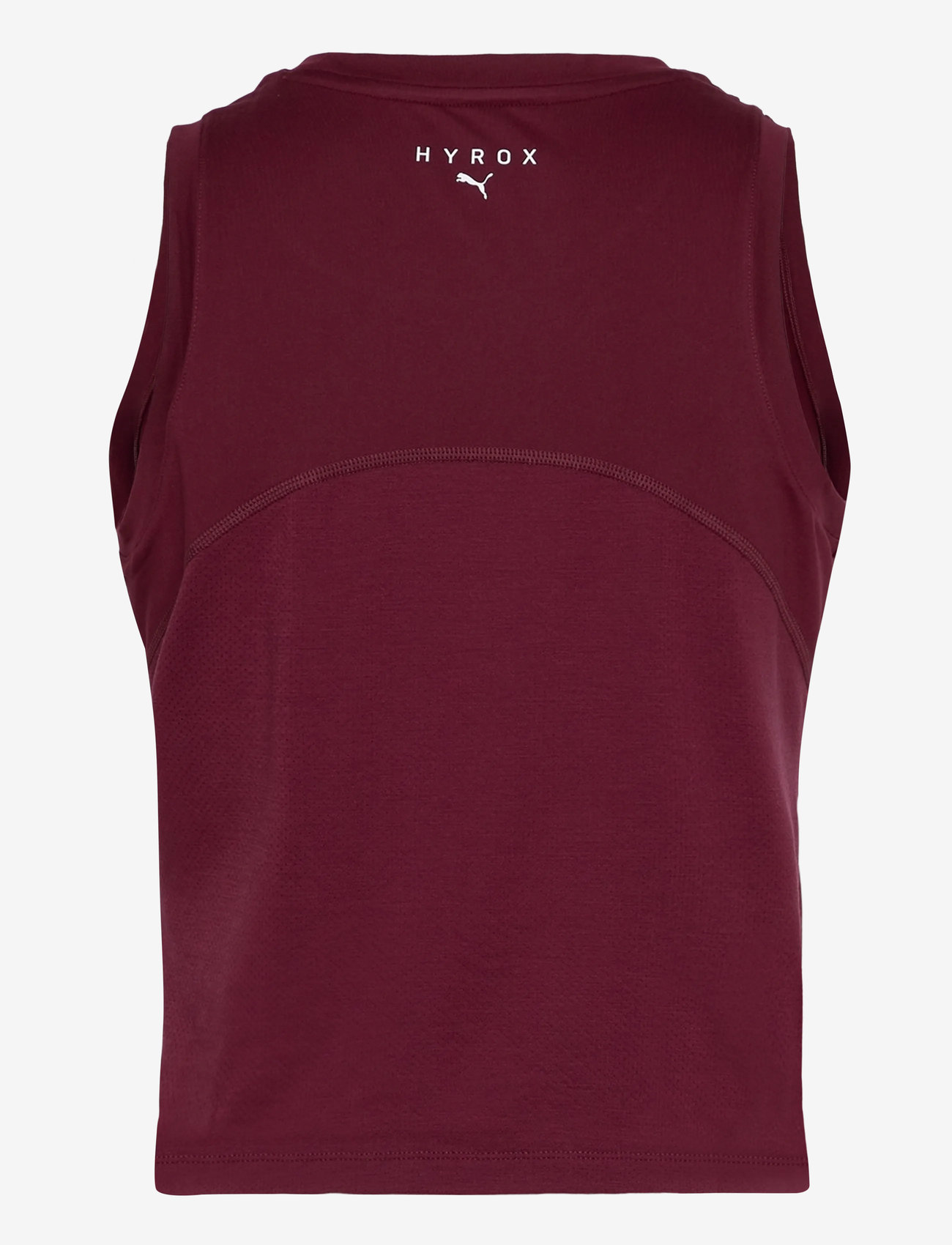 PUMA - W PUMA x HYROX CLOUDSPUN THERMOADAPT CROP TANK - crop tops - ruby shimmer - 1