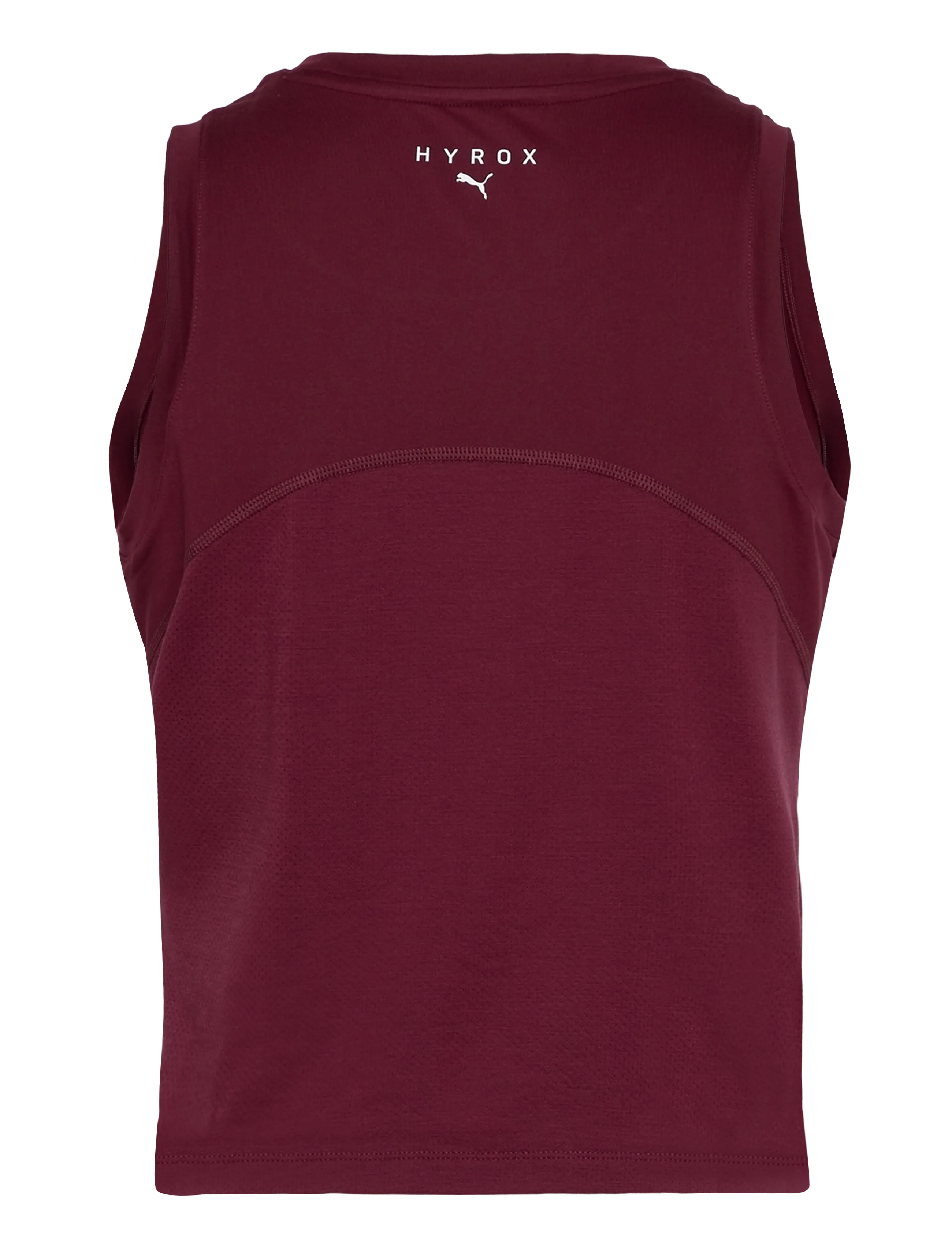 PUMA - W PUMA x HYROX CLOUDSPUN THERMOADAPT CROP TANK - crop-tops - ruby shimmer - 1