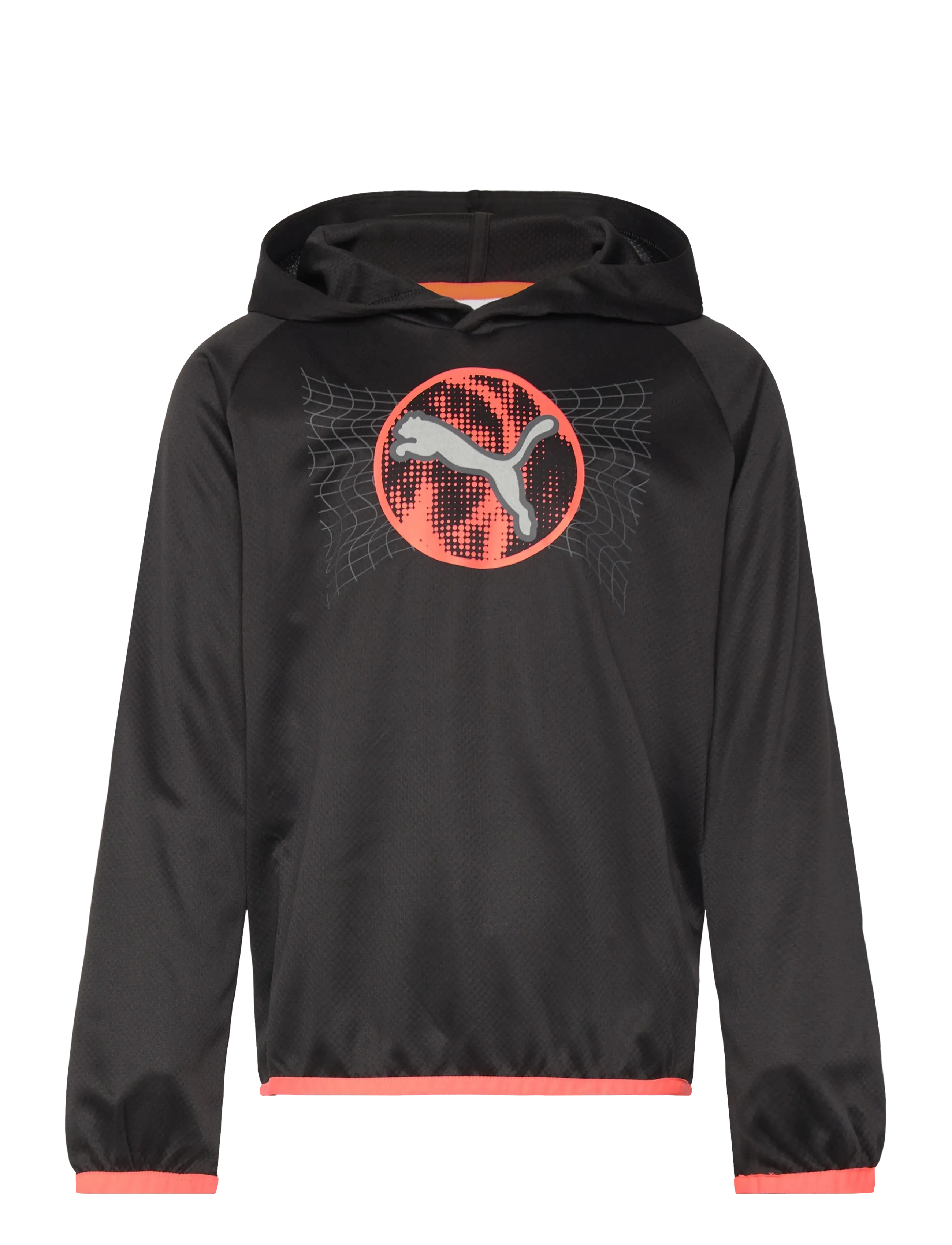 PUMA Active Sport Lightweight Poly Hoodie B Schwarz - 176 - Kinder