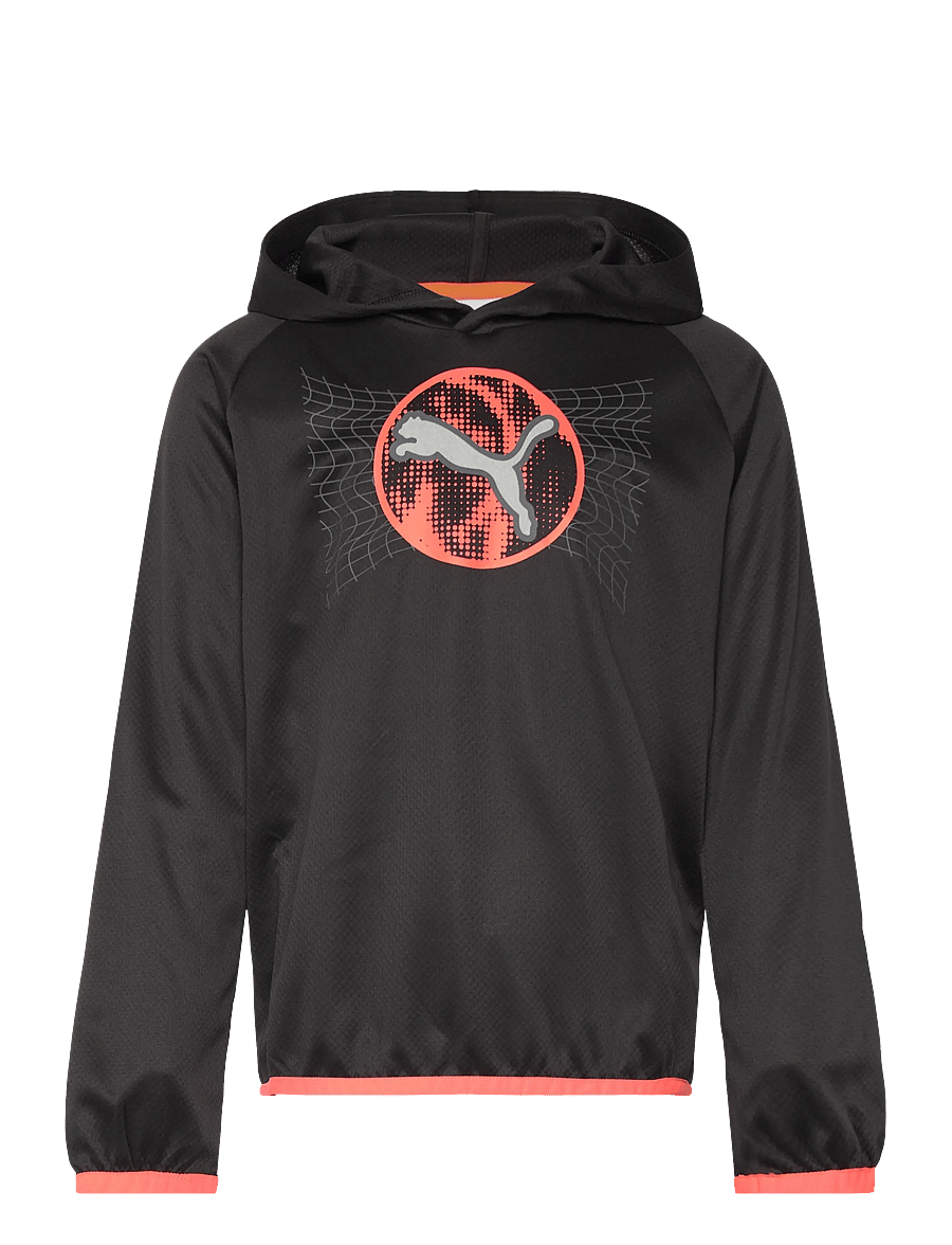 PUMA - ACTIVE SPORTS Lightweight Poly Hoodie B - hættetrøjer - puma black - 0