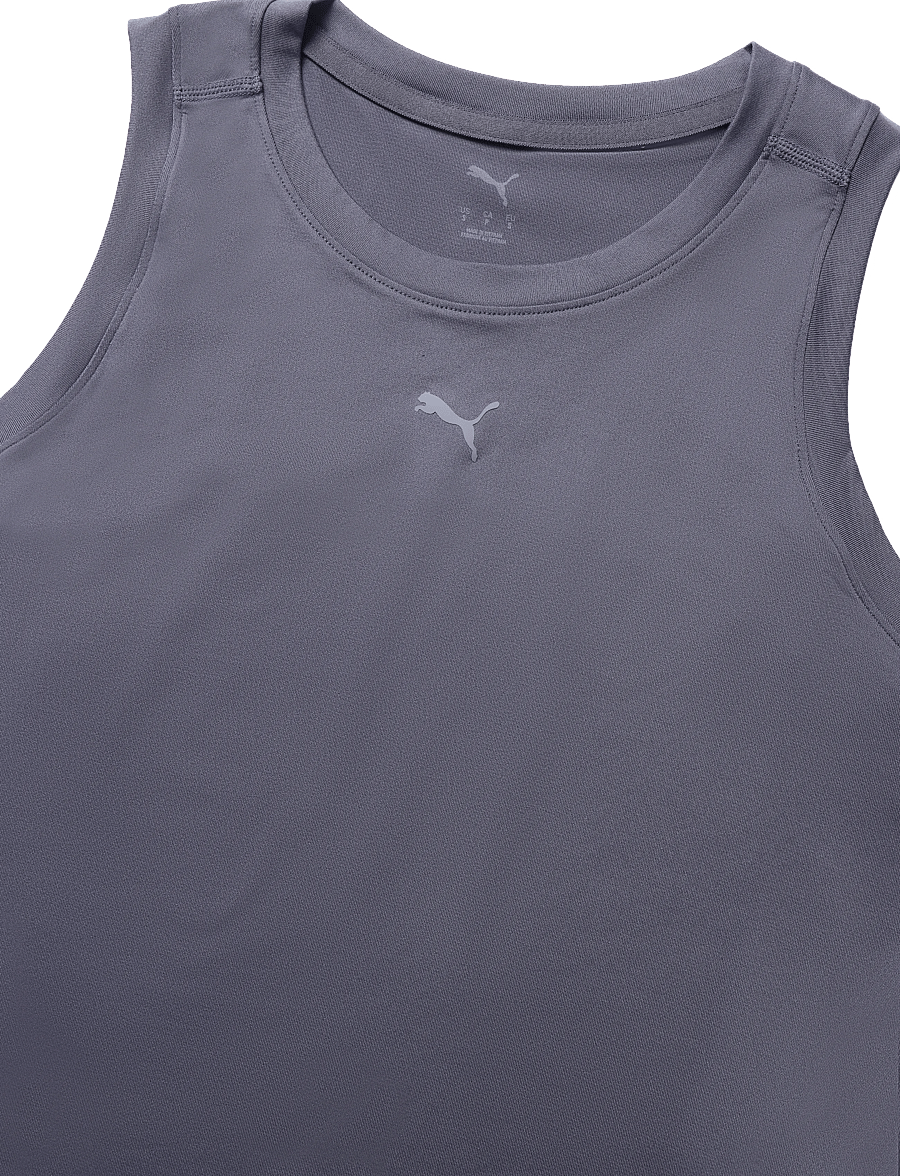 PUMA - W CLOUDSPUN SLEEVELESS TANK - hlýrabolir - inky depths - 2