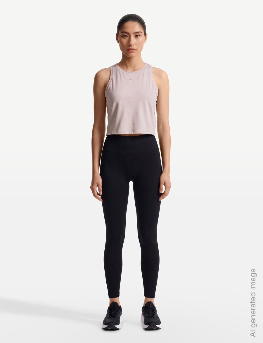 PUMA - W CLOUDSPUN SLEEVELESS TANK - toppar & t-shirts - misty pink - 0