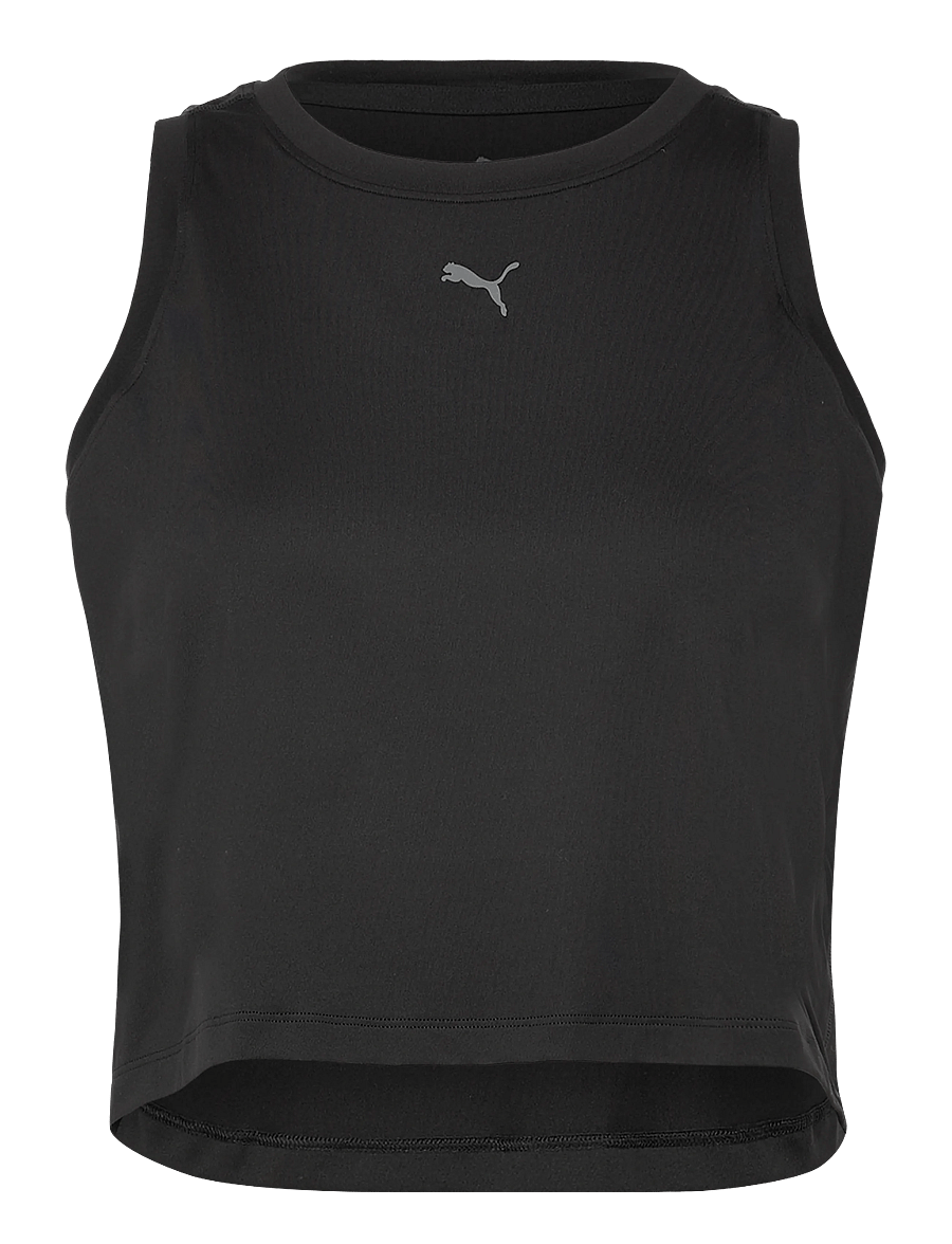 PUMA - W CLOUDSPUN SLEEVELESS TANK - tank tops - puma black - 0