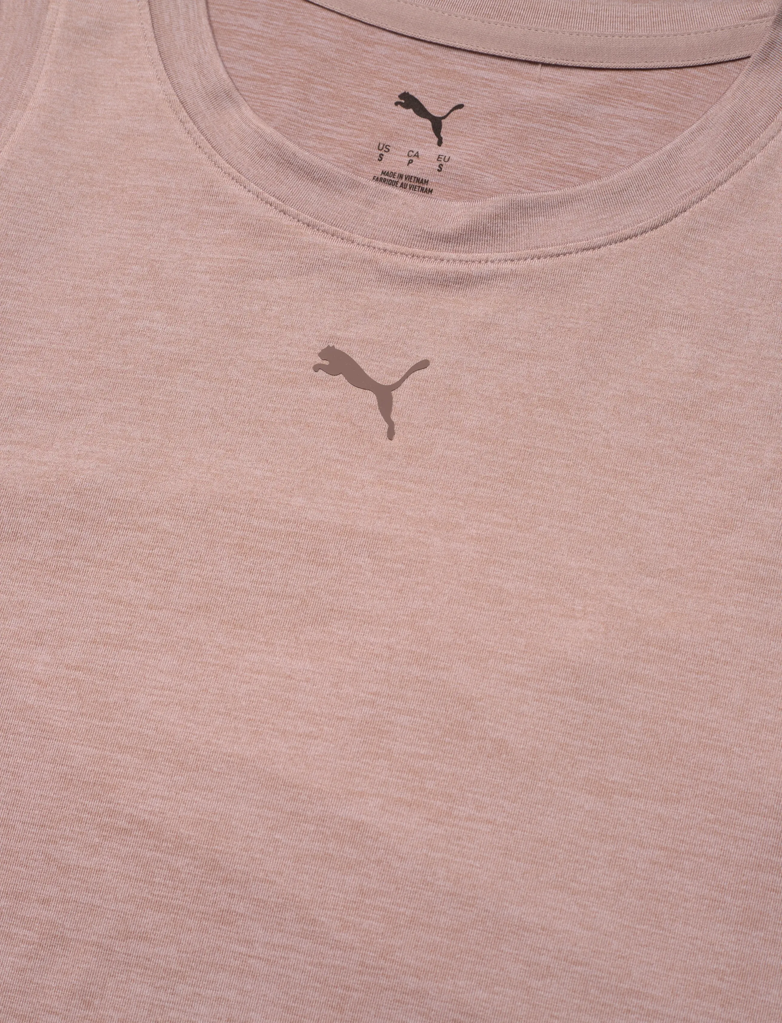 PUMA - W CLOUDSPUN SLEEVELESS TANK - crop-tops - sandstone heather - 2