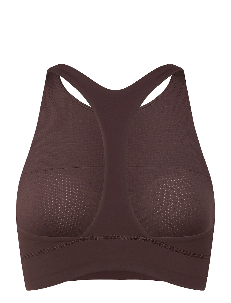 PUMA - W PUMA X HYROX SHAPELUXE HIGH NECK BRA - mittlerer halt - chocolate brown - 1