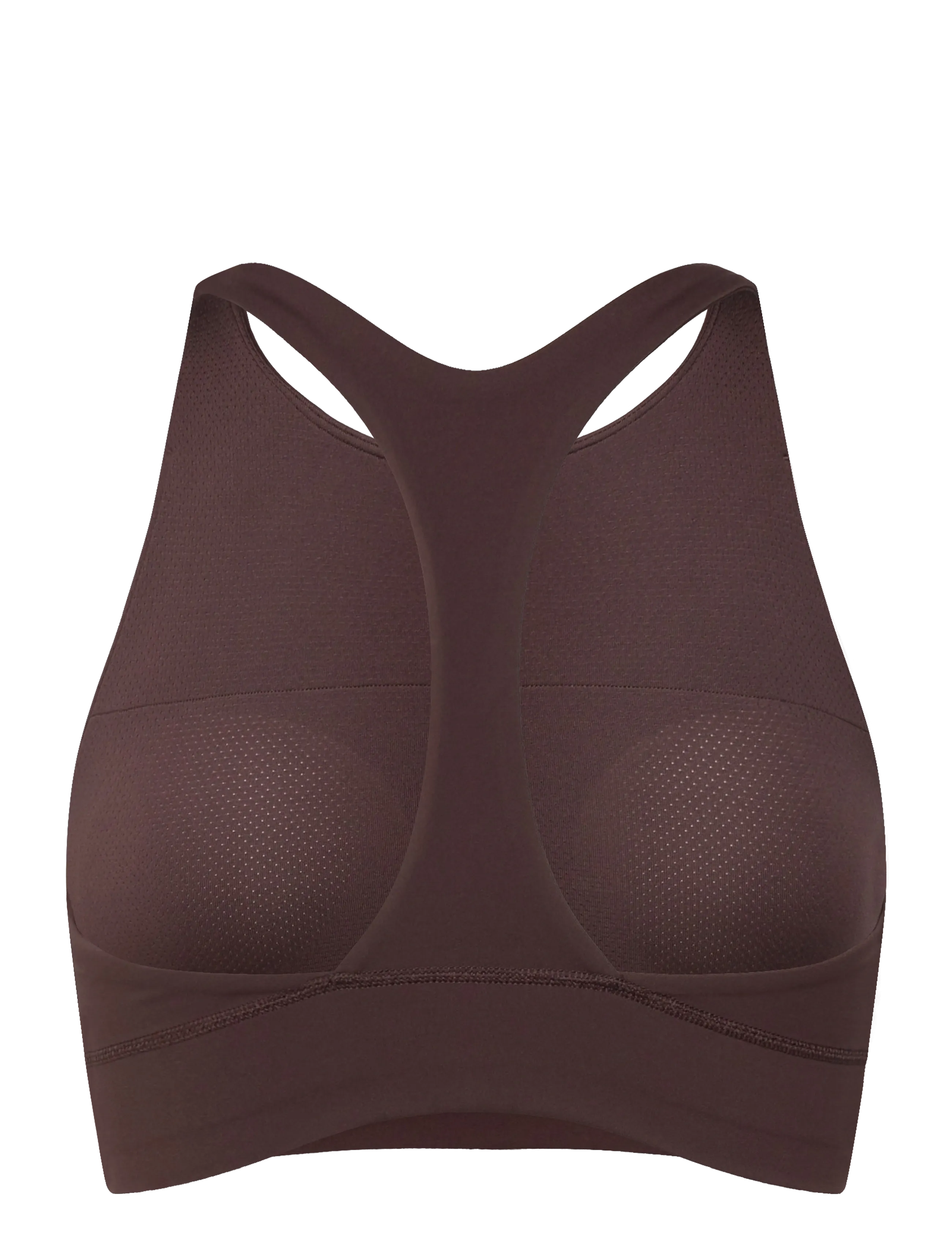 PUMA - W PUMA X HYROX SHAPELUXE HIGH NECK BRA - medium støtte - chocolate brown - 1