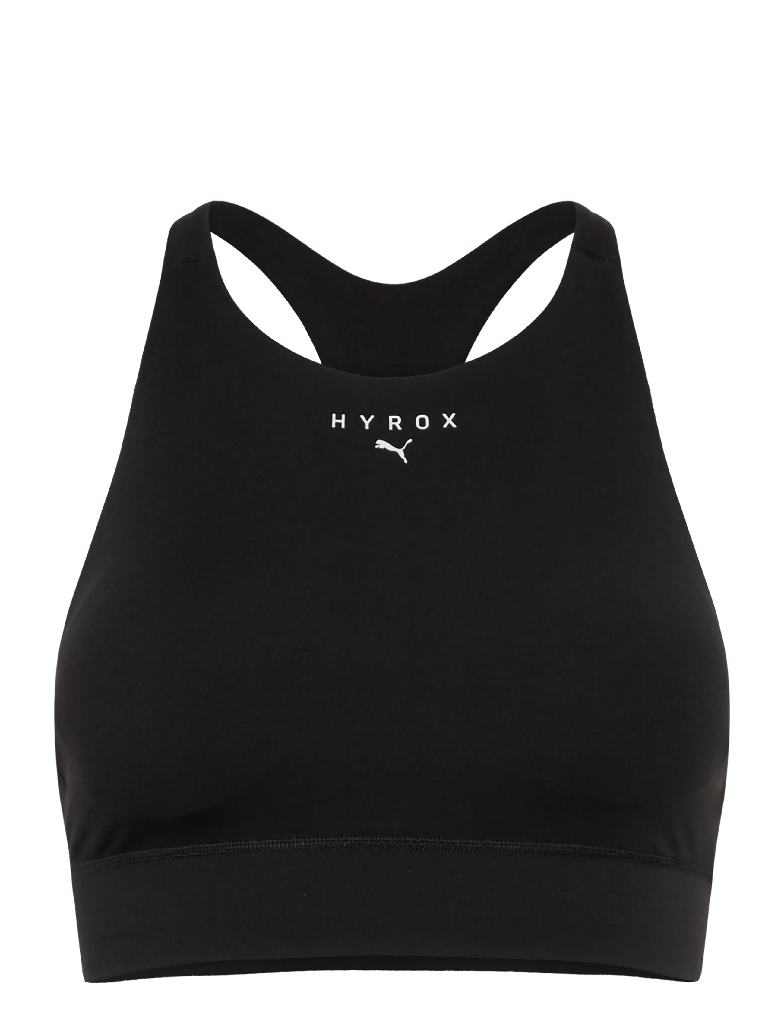 W PUMA X HYROX SHAPELUXE HIGH NECK BRA - PUMA BLACK