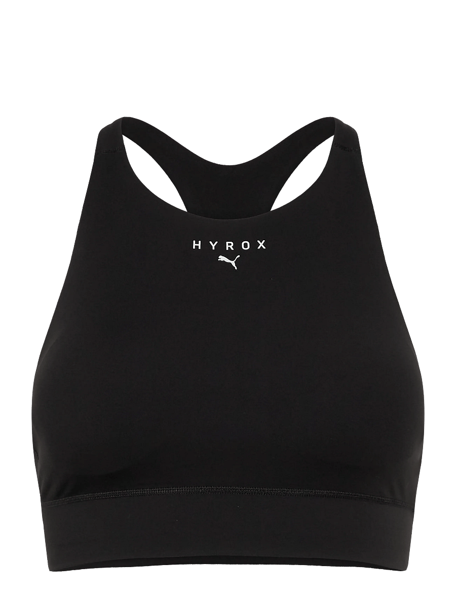 PUMA - W PUMA X HYROX SHAPELUXE HIGH NECK BRA - medium - puma black - 0