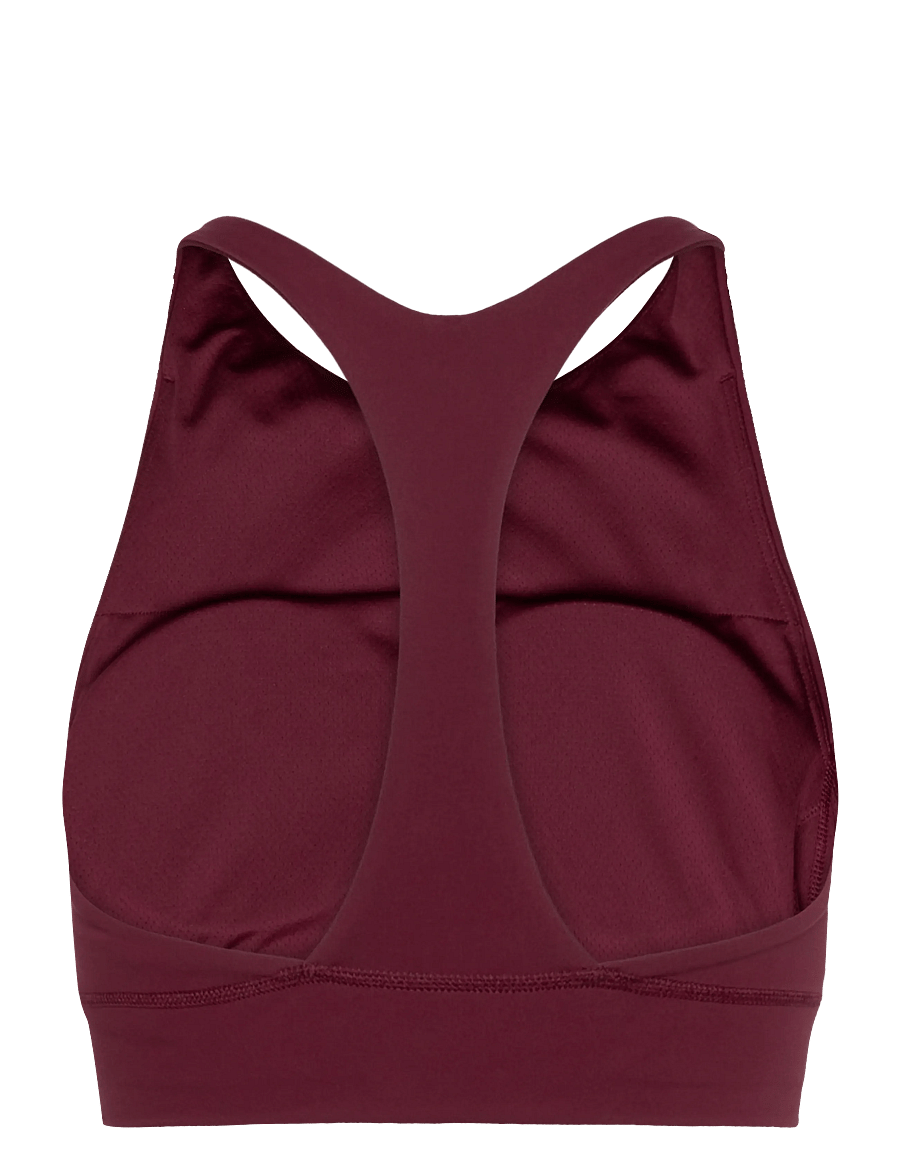 PUMA - W PUMA X HYROX SHAPELUXE HIGH NECK BRA - medium - ruby shimmer - 1