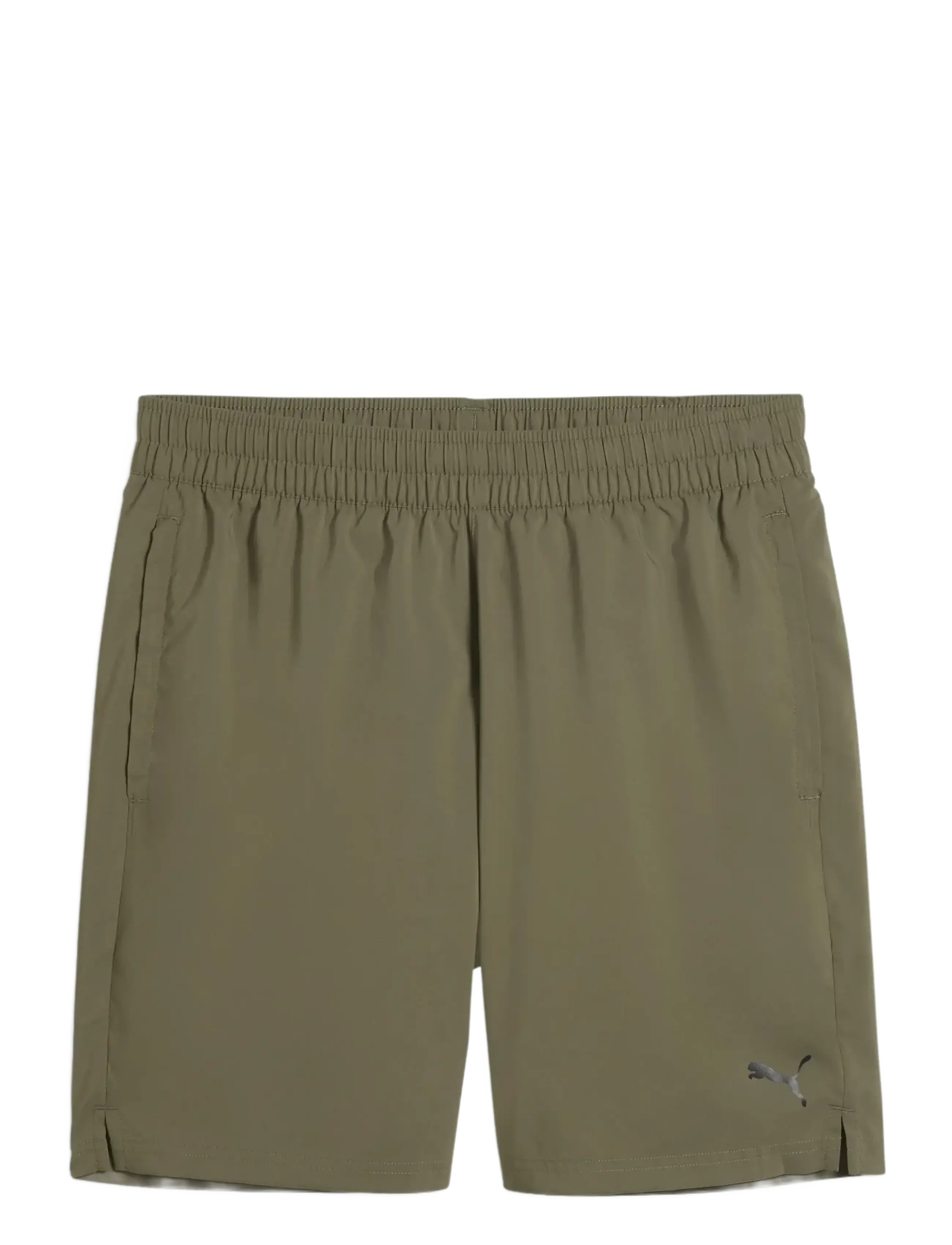 PUMA M TAD FOUNDATIONS 7" WOVEN SHORT W/ ZIP POCKETS - Shorts - LODEN GREEN / khaki/green
