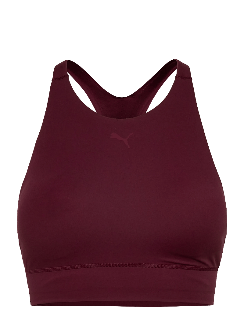 PUMA - SHAPELUXE HIGH NECK BRA - MID - keskmine toestus - ruby shimmer - 0