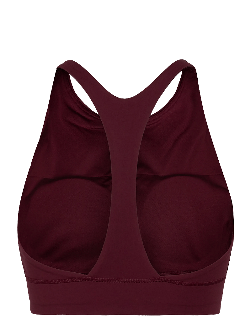 PUMA - SHAPELUXE HIGH NECK BRA - MID - keskmine toestus - ruby shimmer - 1