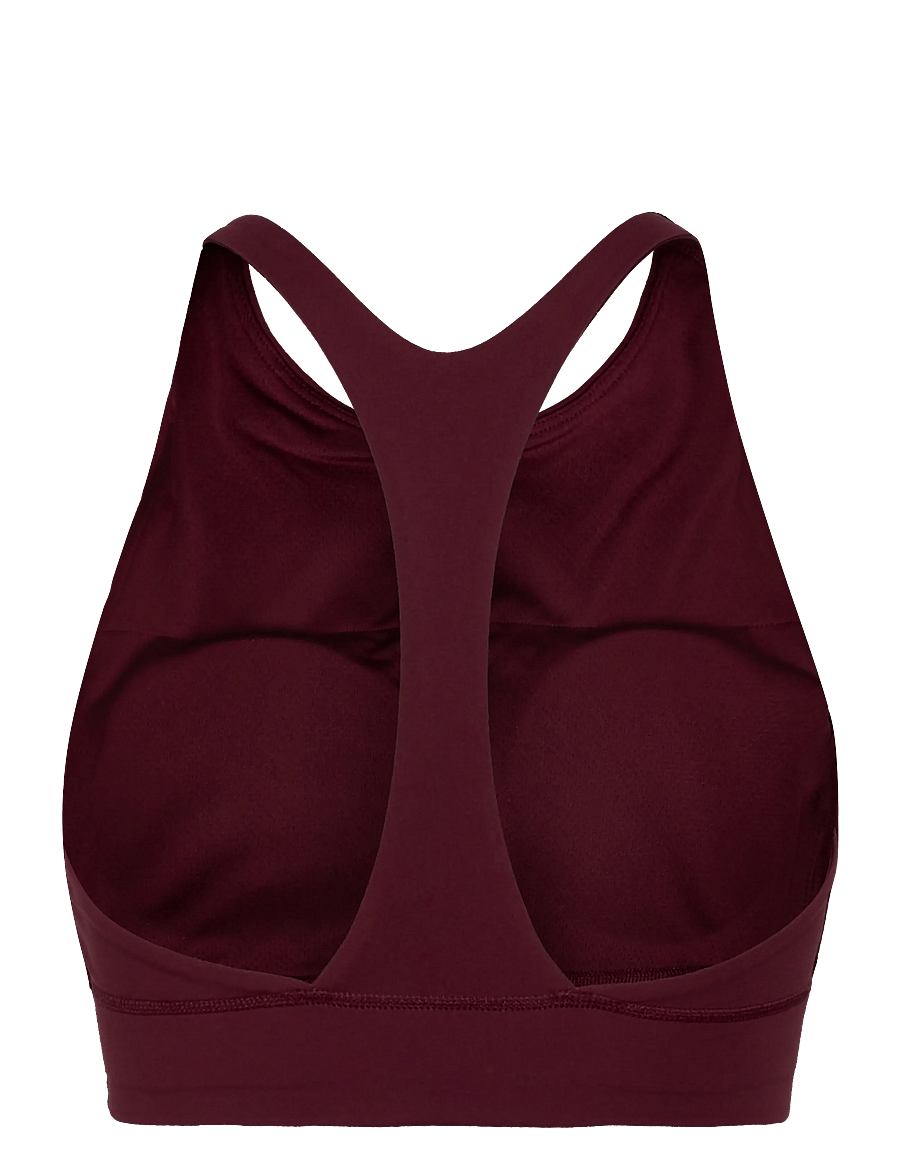 PUMA - SHAPELUXE HIGH NECK BRA - MID - mittlerer halt - ruby shimmer - 1