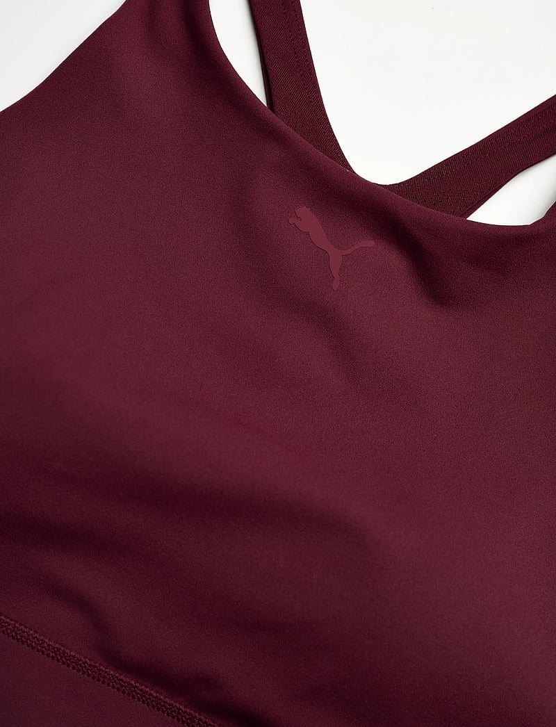 PUMA - SHAPELUXE HIGH NECK BRA - MID - keskmine toestus - ruby shimmer - 2