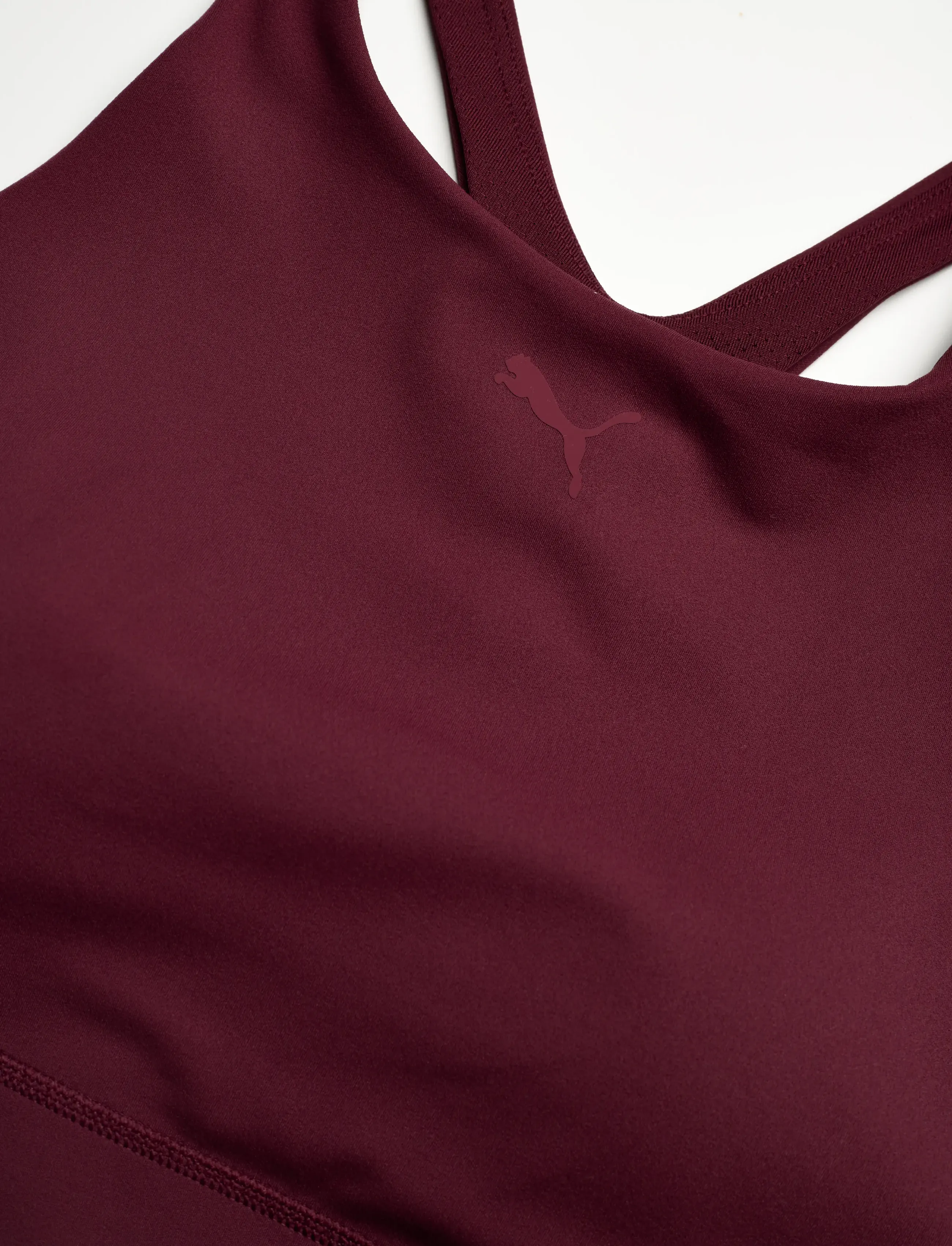 PUMA - SHAPELUXE HIGH NECK BRA - MID - mittlerer halt - ruby shimmer - 2