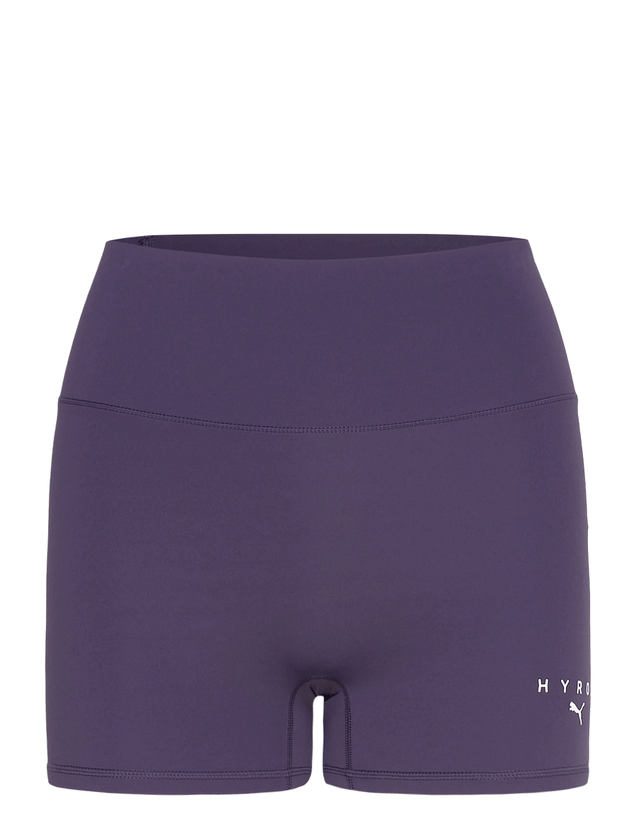 PUMA - W PUMA X HYROX SHAPELUXE 3" TIGHT SHORT - 1/2 længde - deep plum - 0
