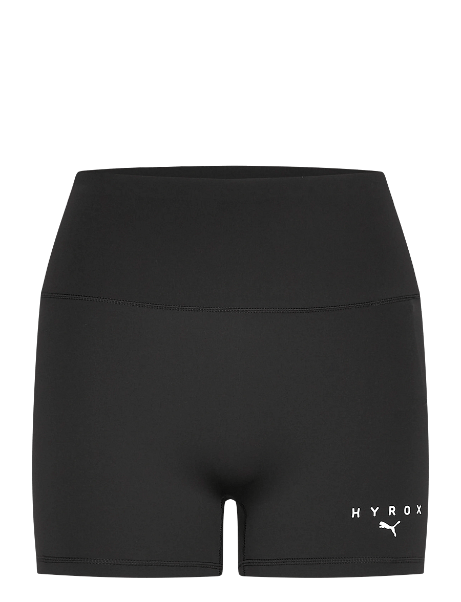 PUMA - W PUMA X HYROX SHAPELUXE 3" TIGHT SHORT - 1/2 länge - puma black - 0