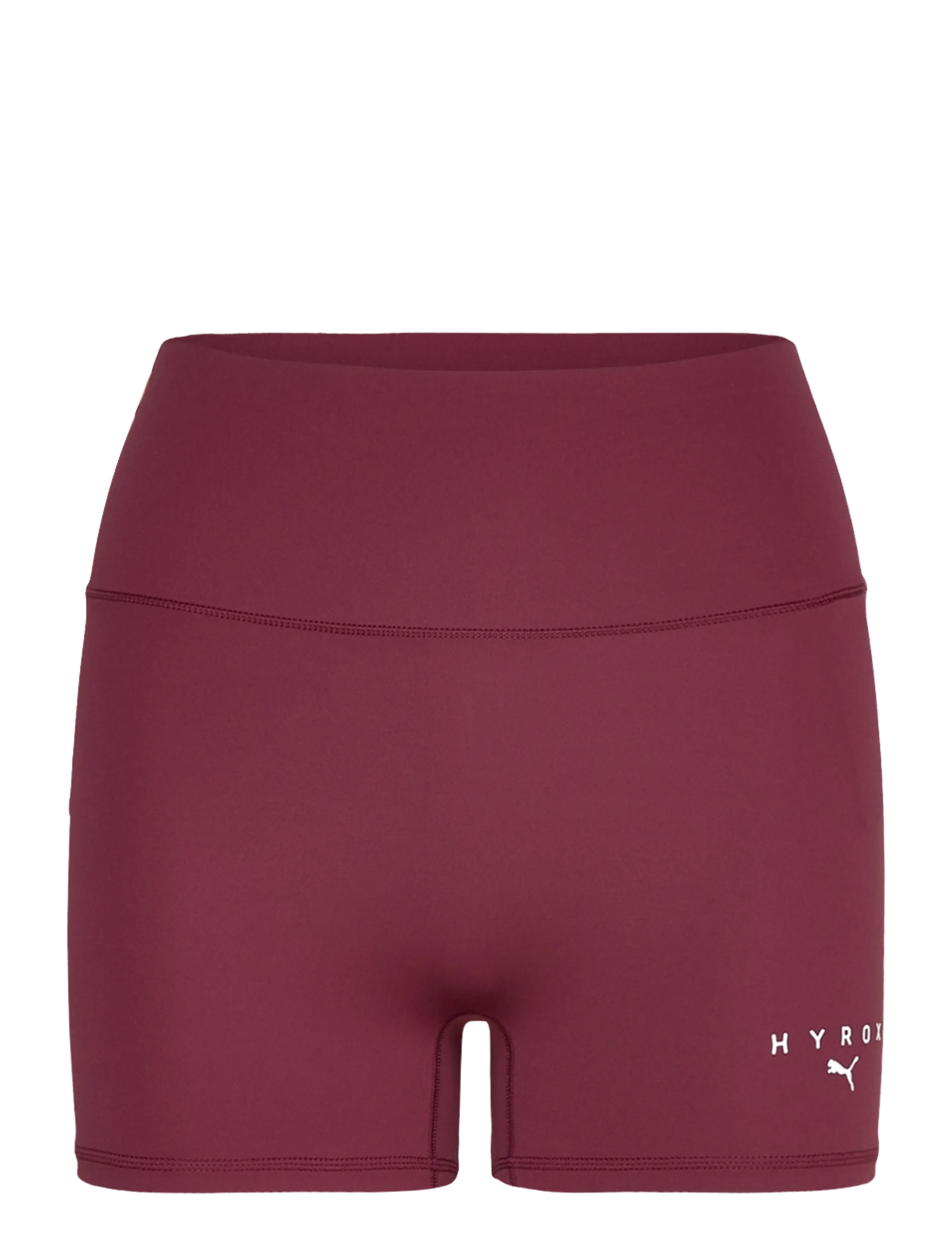 PUMA W PUMA X HYROX SHAPELUXE 3" TIGHT SHORT - PUMA - RUBY SHIMMER / burgundy
