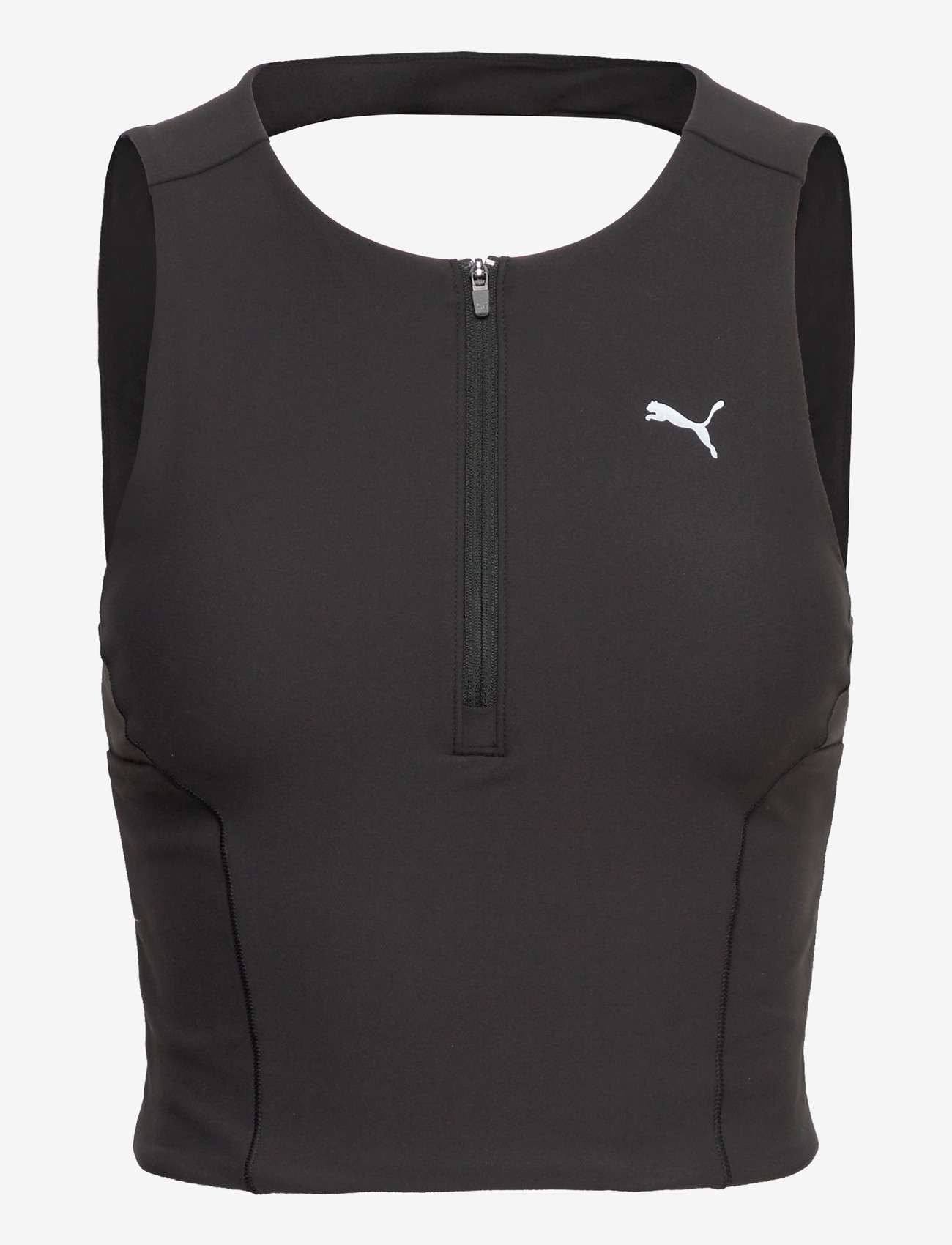 PUMA - W RUN LIGHTSTRIDE CROP TOP - crop tops - puma black - 0