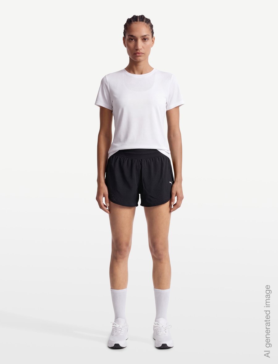 PUMA - W DREAMRUN 3" DryCELL Short - trainingsshorts - puma black - 0
