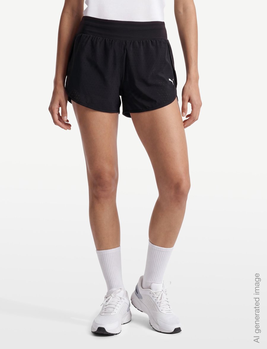 PUMA - W DREAMRUN 3" DryCELL Short - trainingsshorts - puma black - 3