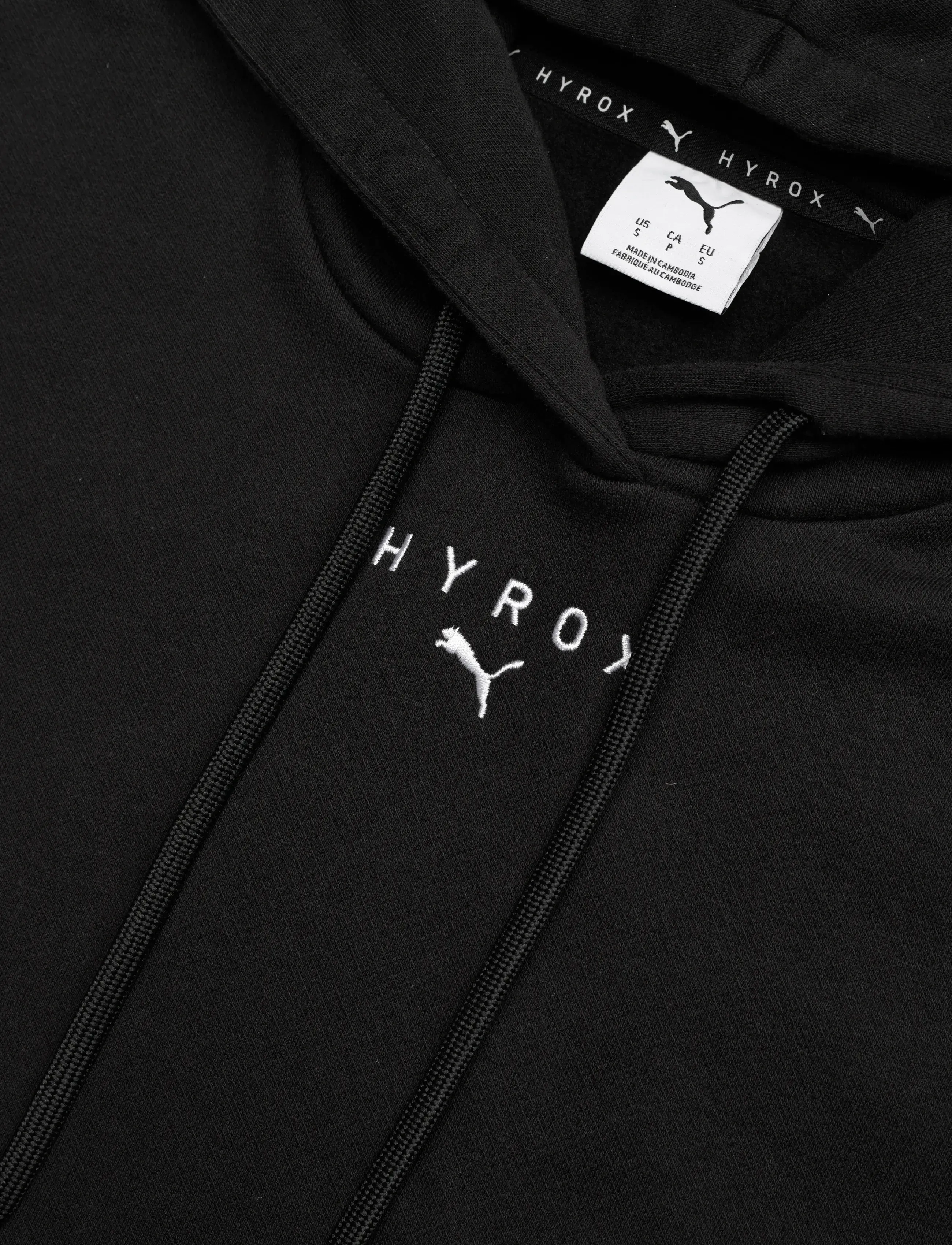 PUMA - W PUMA x HYROX HEAVYWEIGHT HOODIE - džemperi un adījumi - puma black - 2