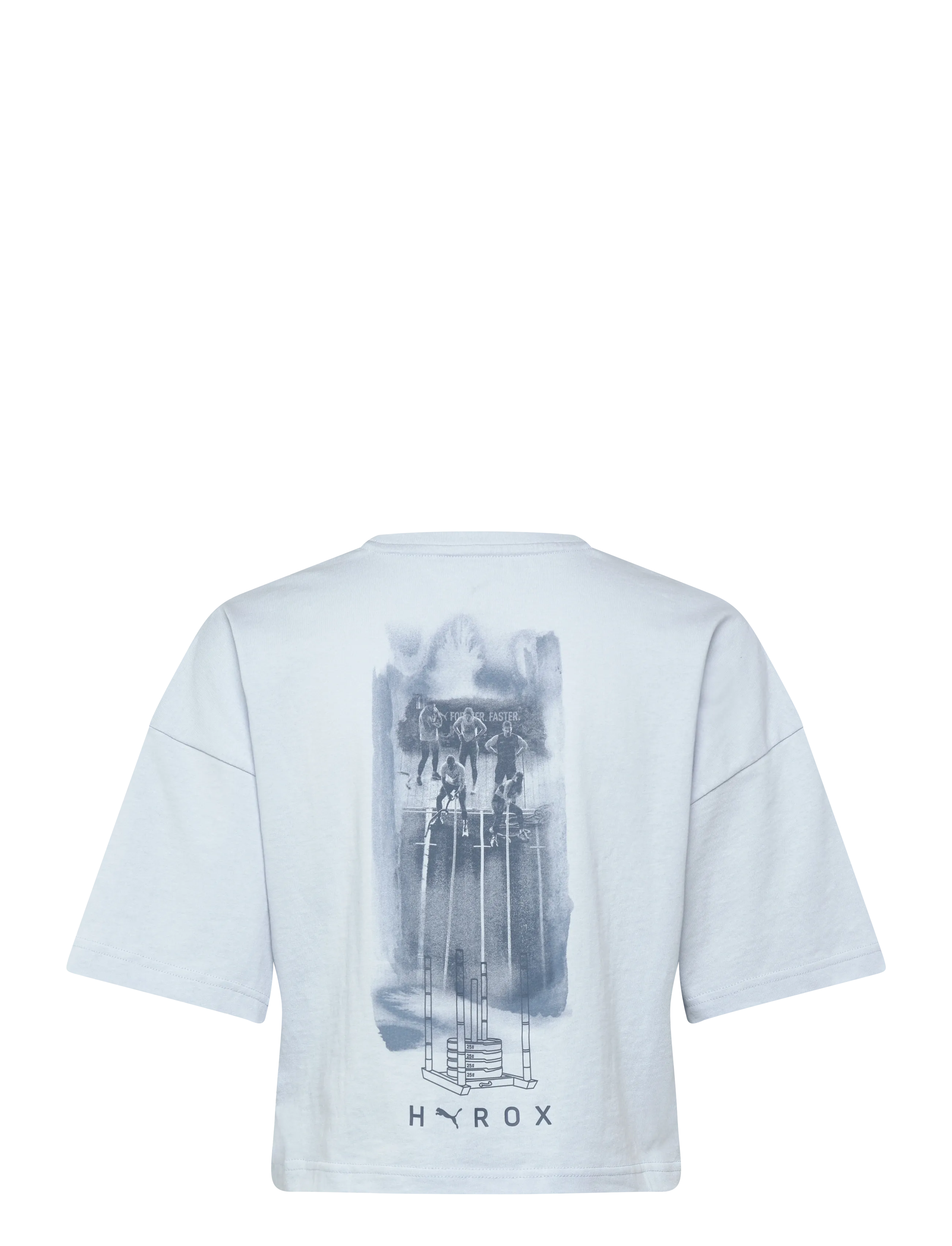 PUMA - W PUMA X HYROX CROPPED LIFESTYLE TEE - crop tops - lucite - 1
