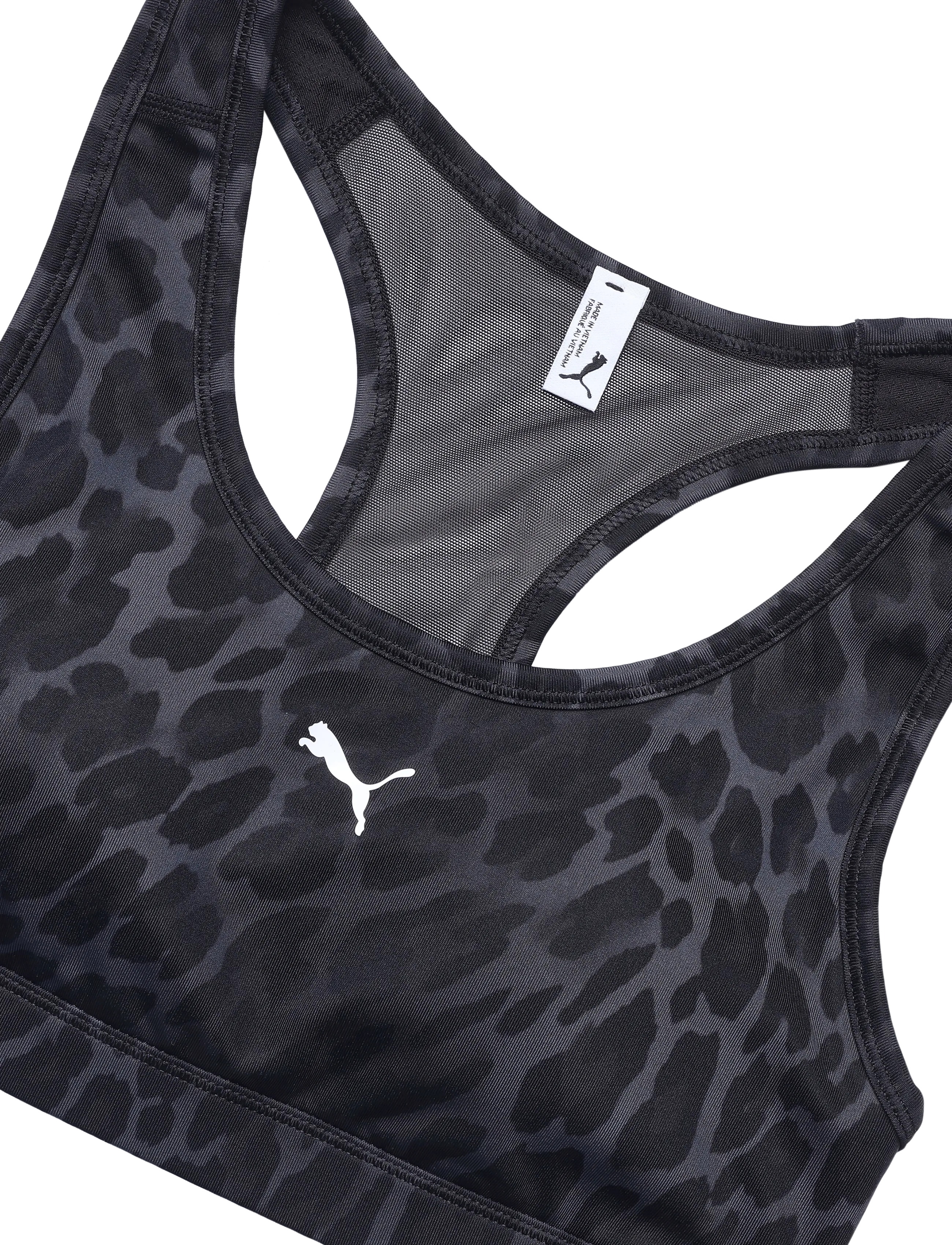 PUMA - 4KEEPS Bra - P - Spotted Haze - MID - sport bh:ar - puma black - 2